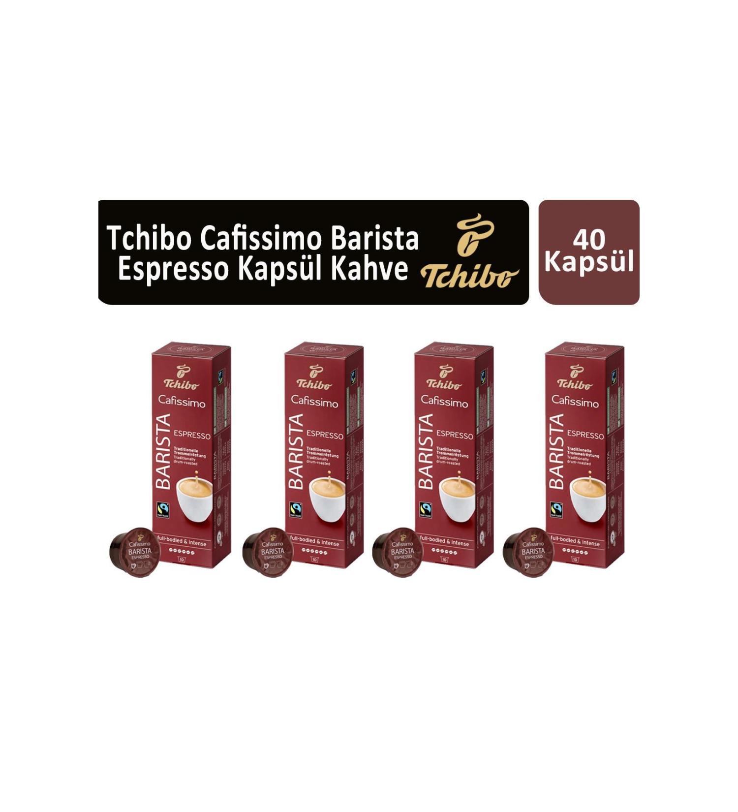 Tchibo Cafissimo Barista Espresso Capsule Coffee x 4 Pieces