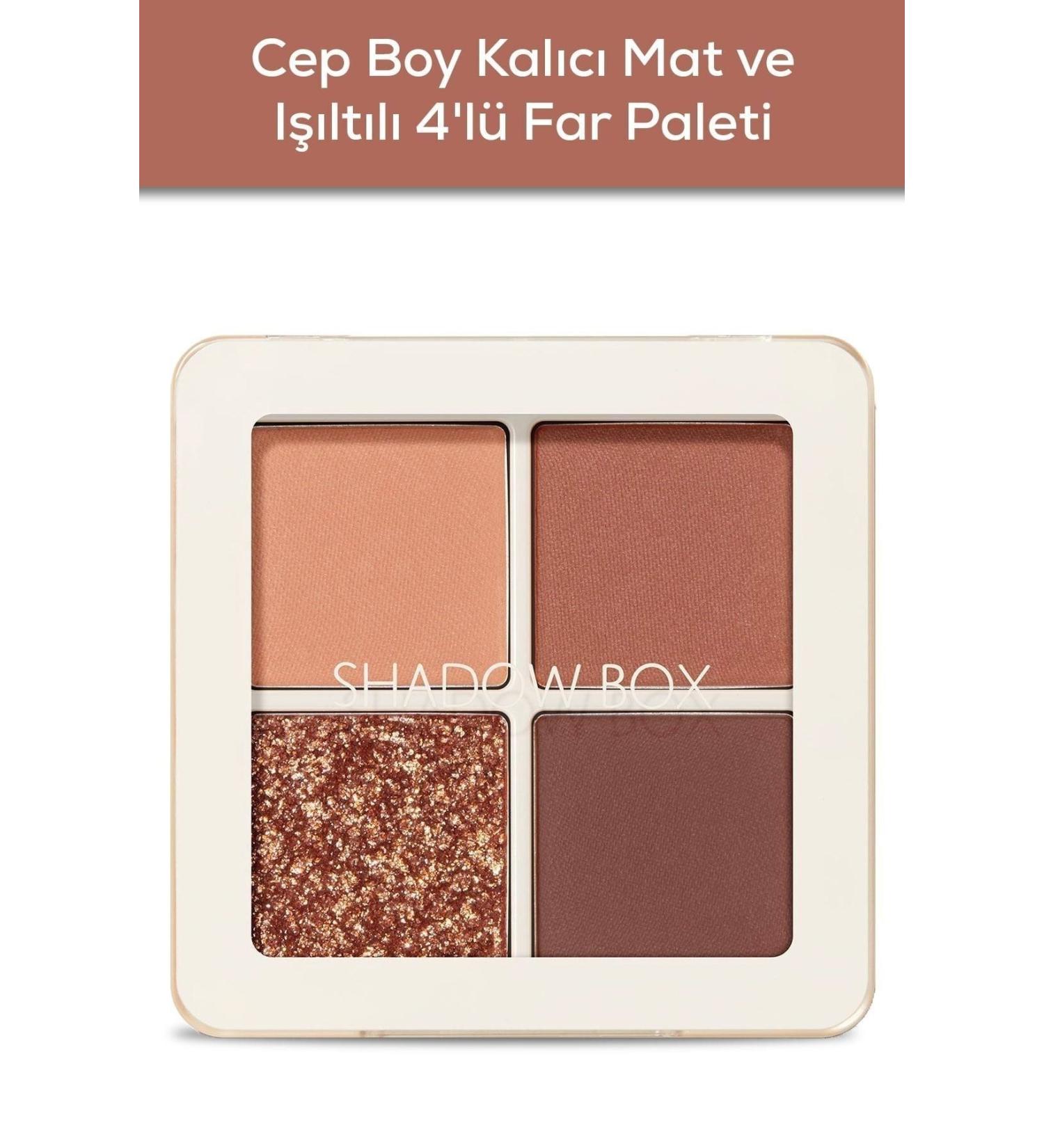 The Saem Saemmul Shadow Box Matte & Shimmer High Pigment Eyeshadow Palette - 02 Cafe Road - Buy Online on GoSupps.com