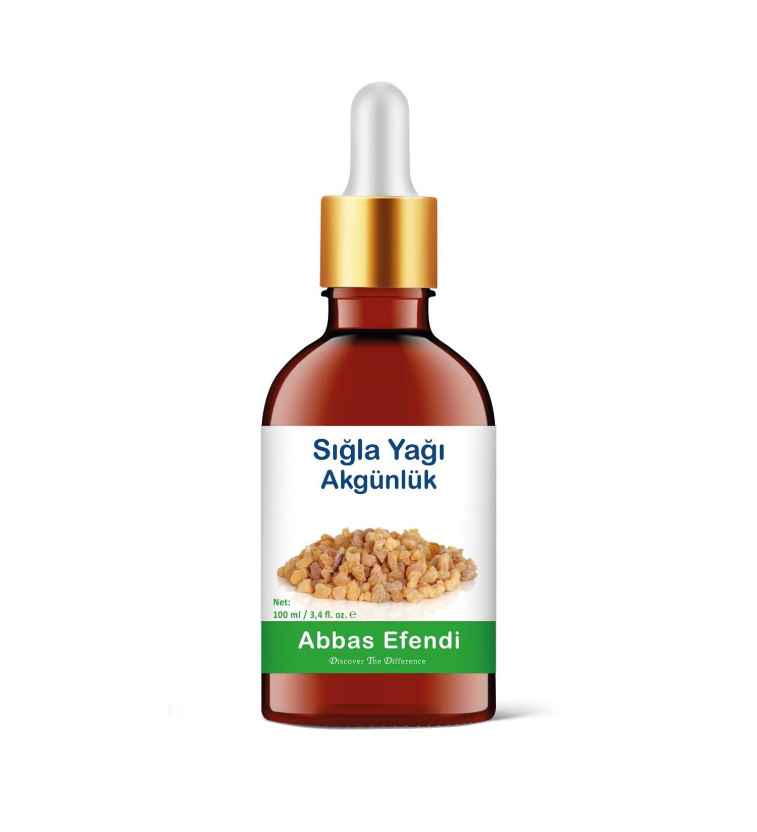 Abbas Efendi Sweetgum Oil 100 ml (GLASS BOTTLE AND MEASURED GLASS ROD)