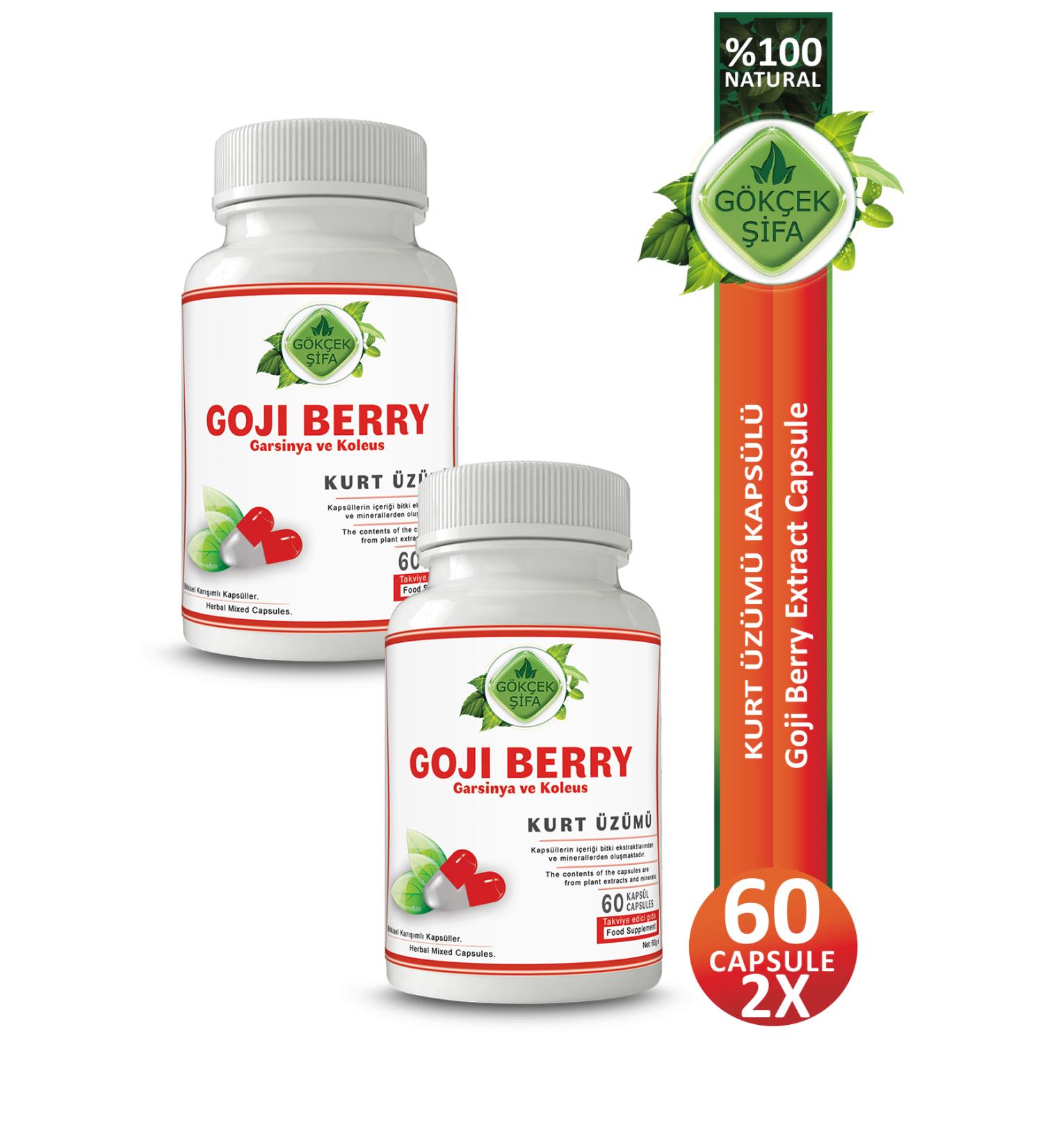 Gokcek Healing Goji Berry Capsule X 2