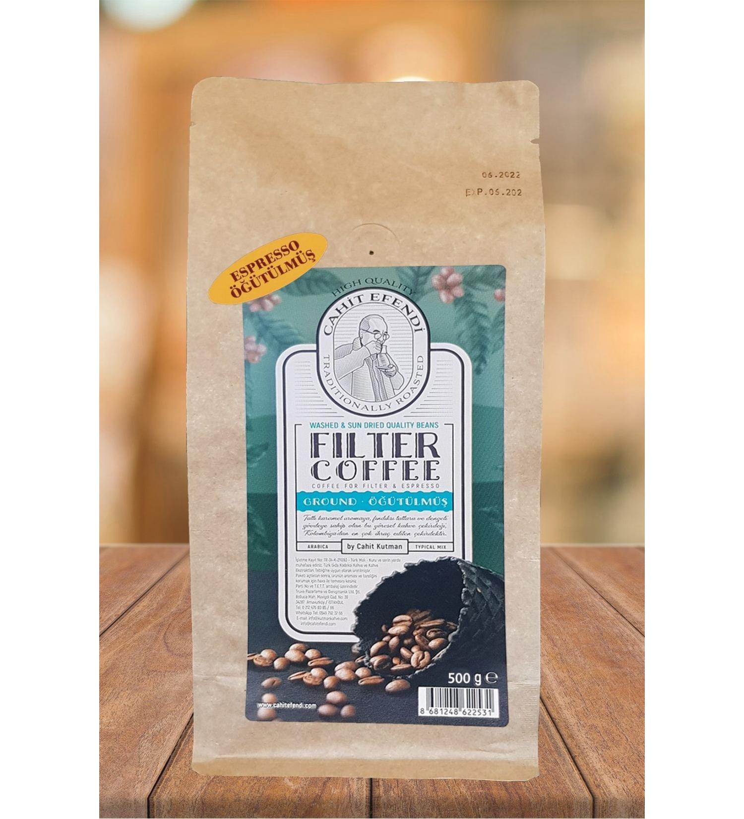 Cahit Efendi Coffees Espresso Ground 500gr.