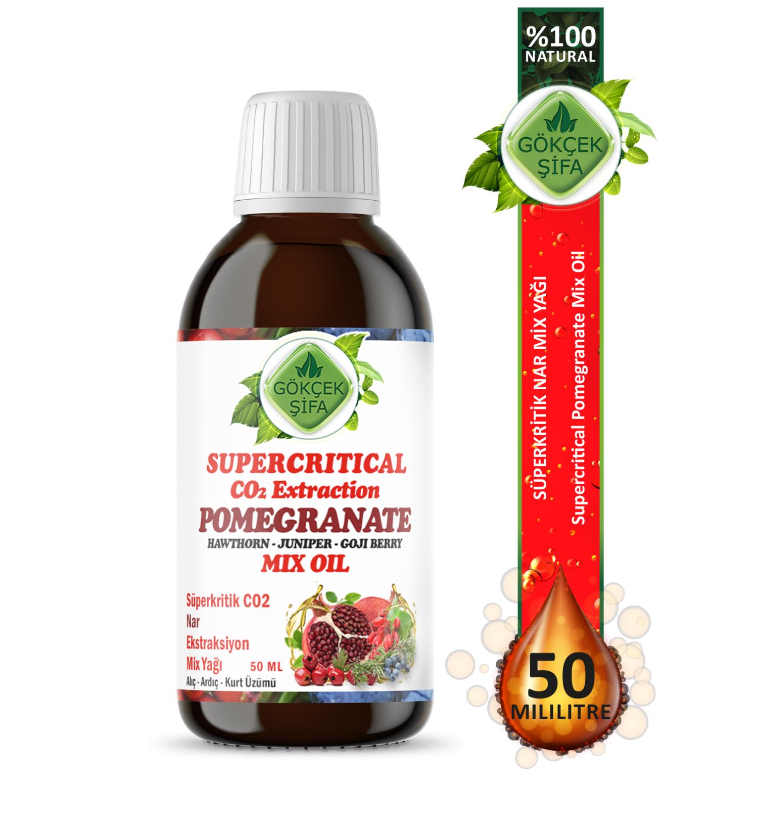 G k ek ifa Pomegranate Supercritical Mix Oil 50 ml (POMEGRANETE SUPERCRITICAL MIX OIL)