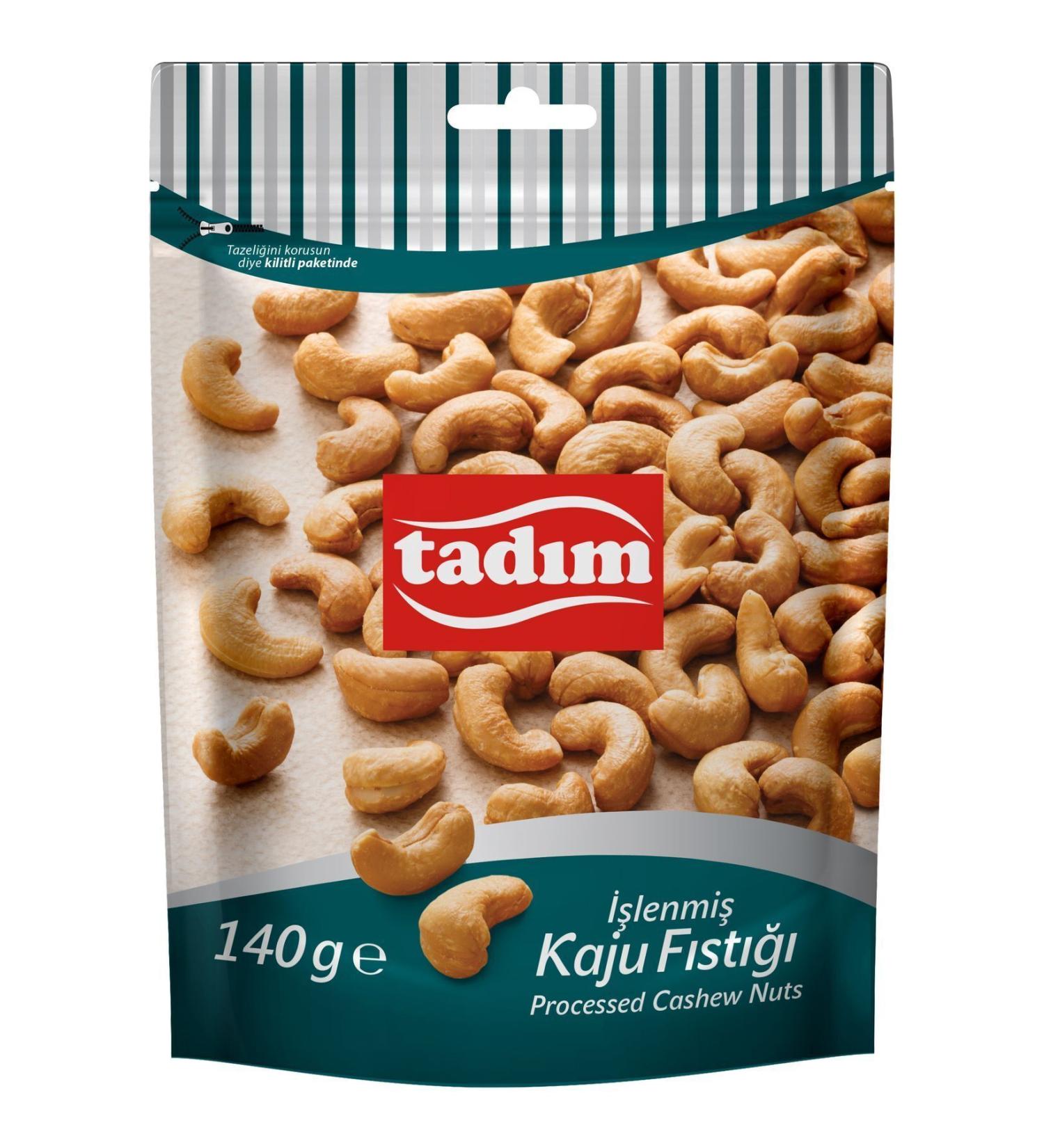 Tad m PROCESSED CASHEW 140gr X 12 PIECES