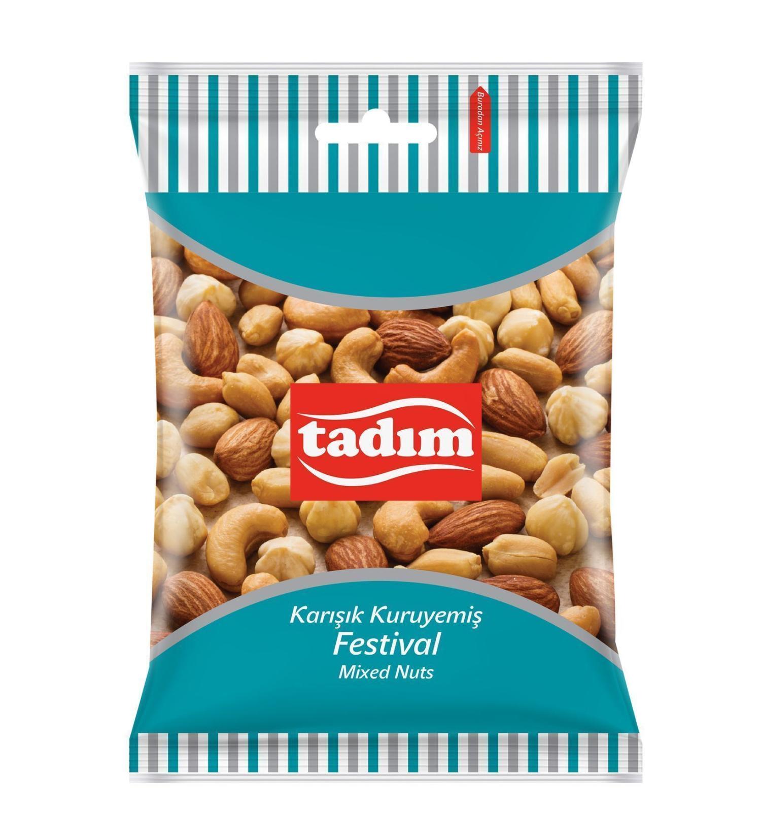 Tad m TADIM MIXED NUTS FESTIVAL 45gr X 22 PIECES
