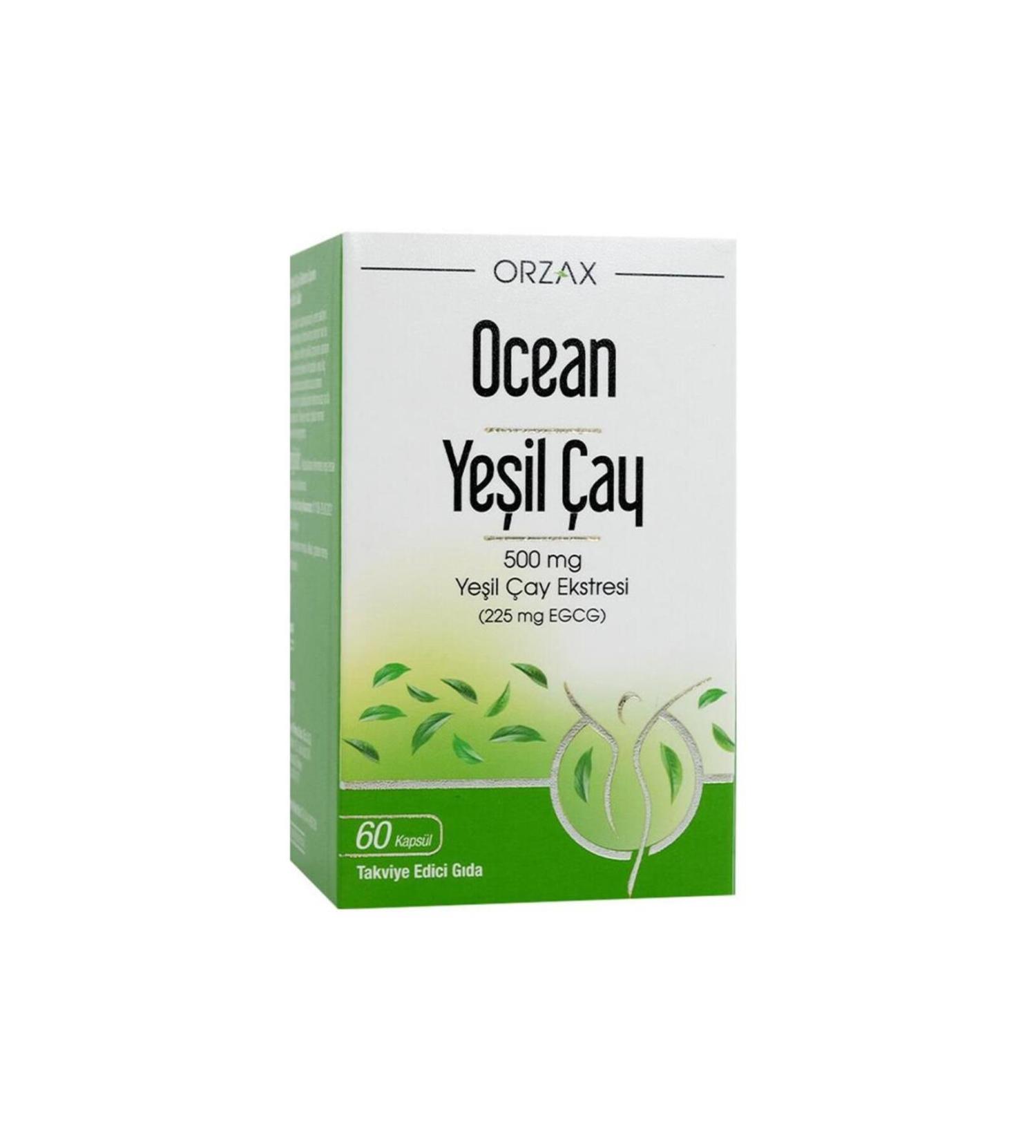 Ocean Green Tea Food Supplement 60 Capsules