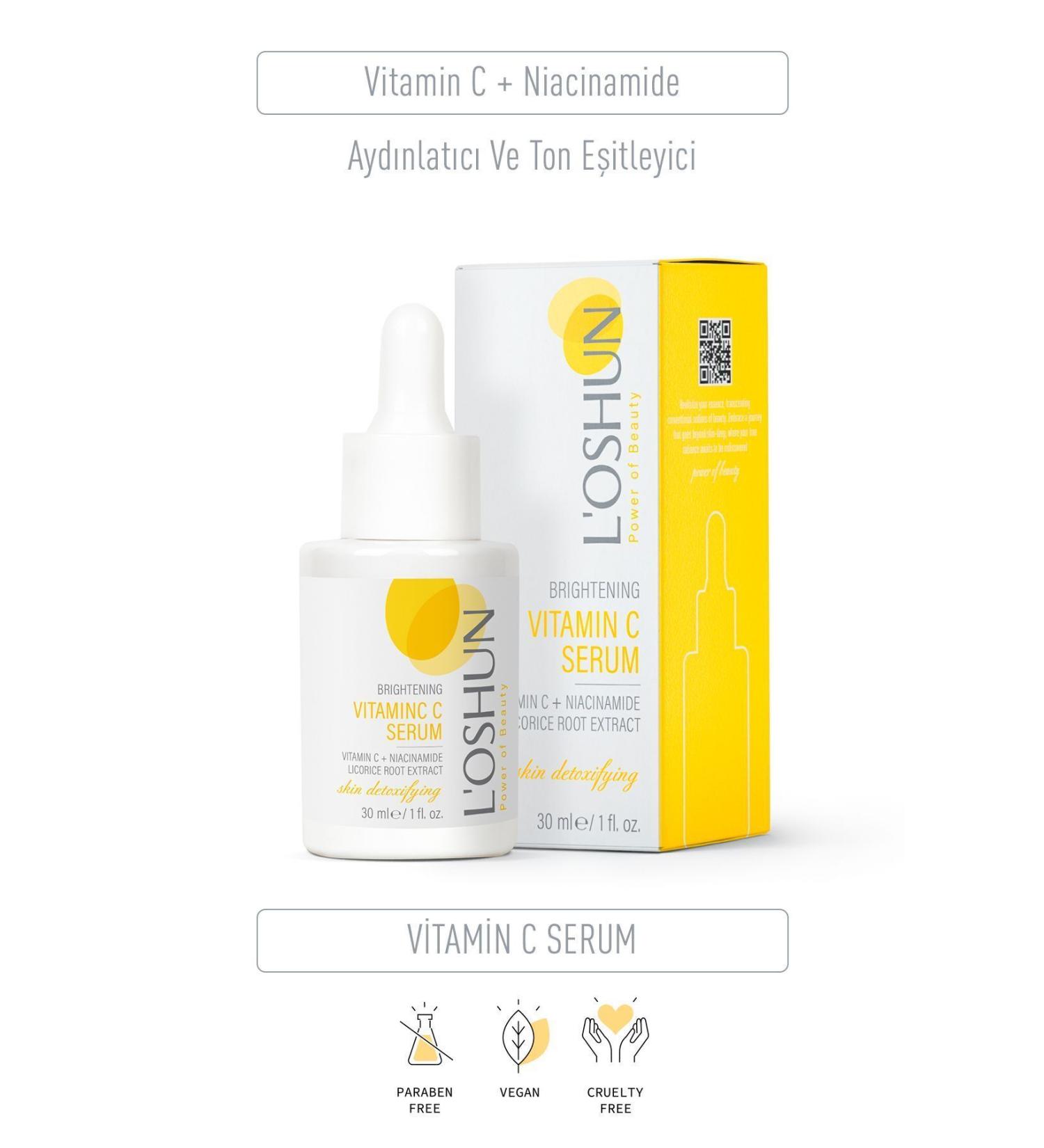 L'OSHUN Brightening Vitamin C Serum - Buy Online on GoSupps.com