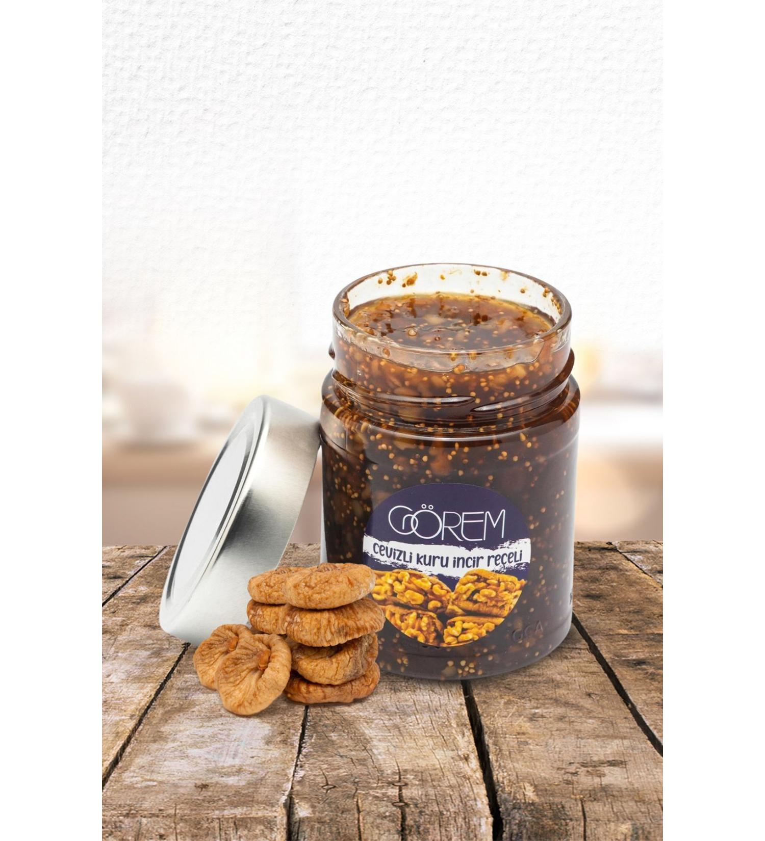 G rem Zeytin Homemade Dried Fig Jam with Walnuts 370 gr.