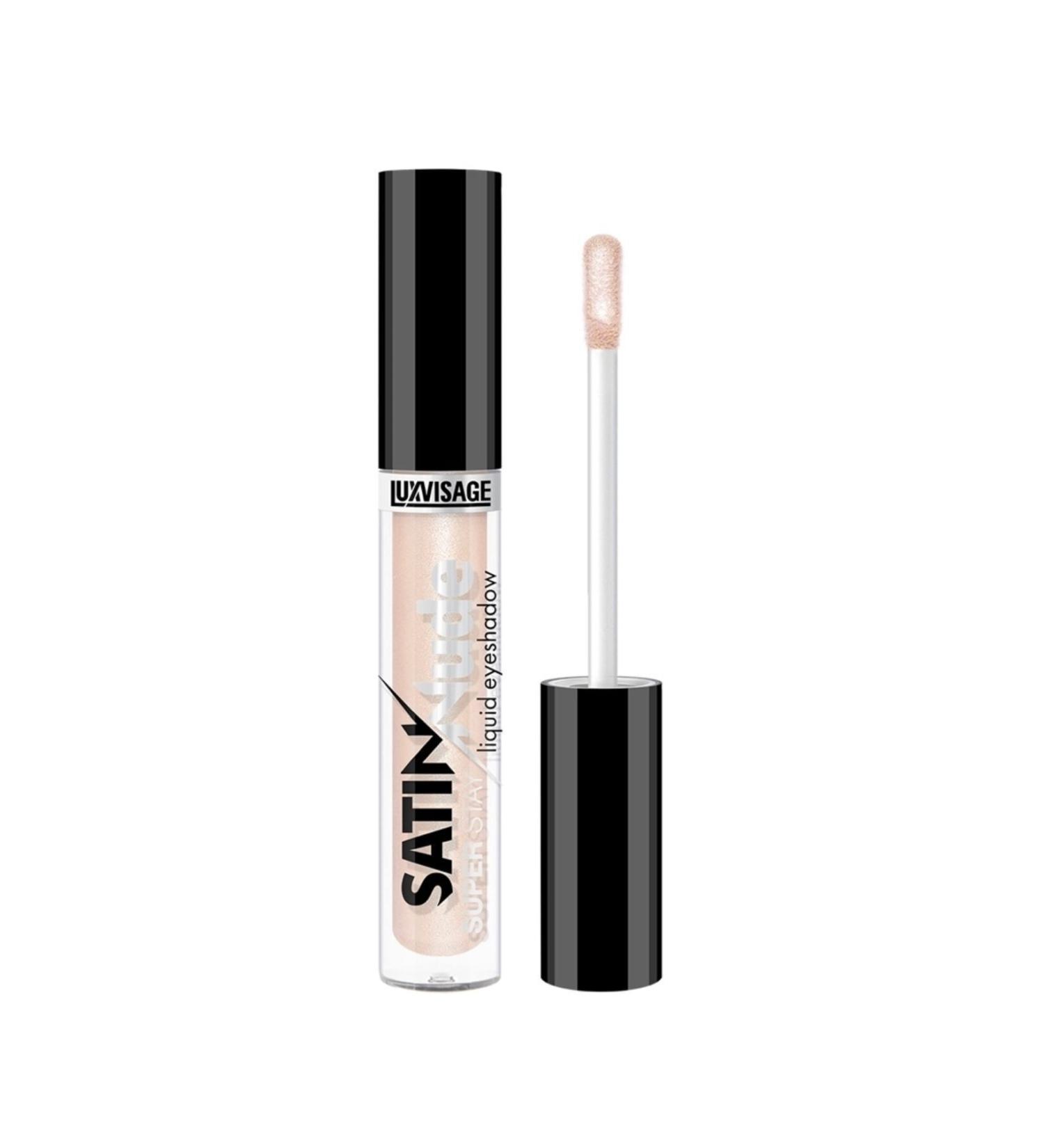 LUXVISAGE COSMETICS Satin Liquid Eyeshadow Buy Nude Eyeshadow Super Stay 201 Ivory - Buy Online on GoSupps.com