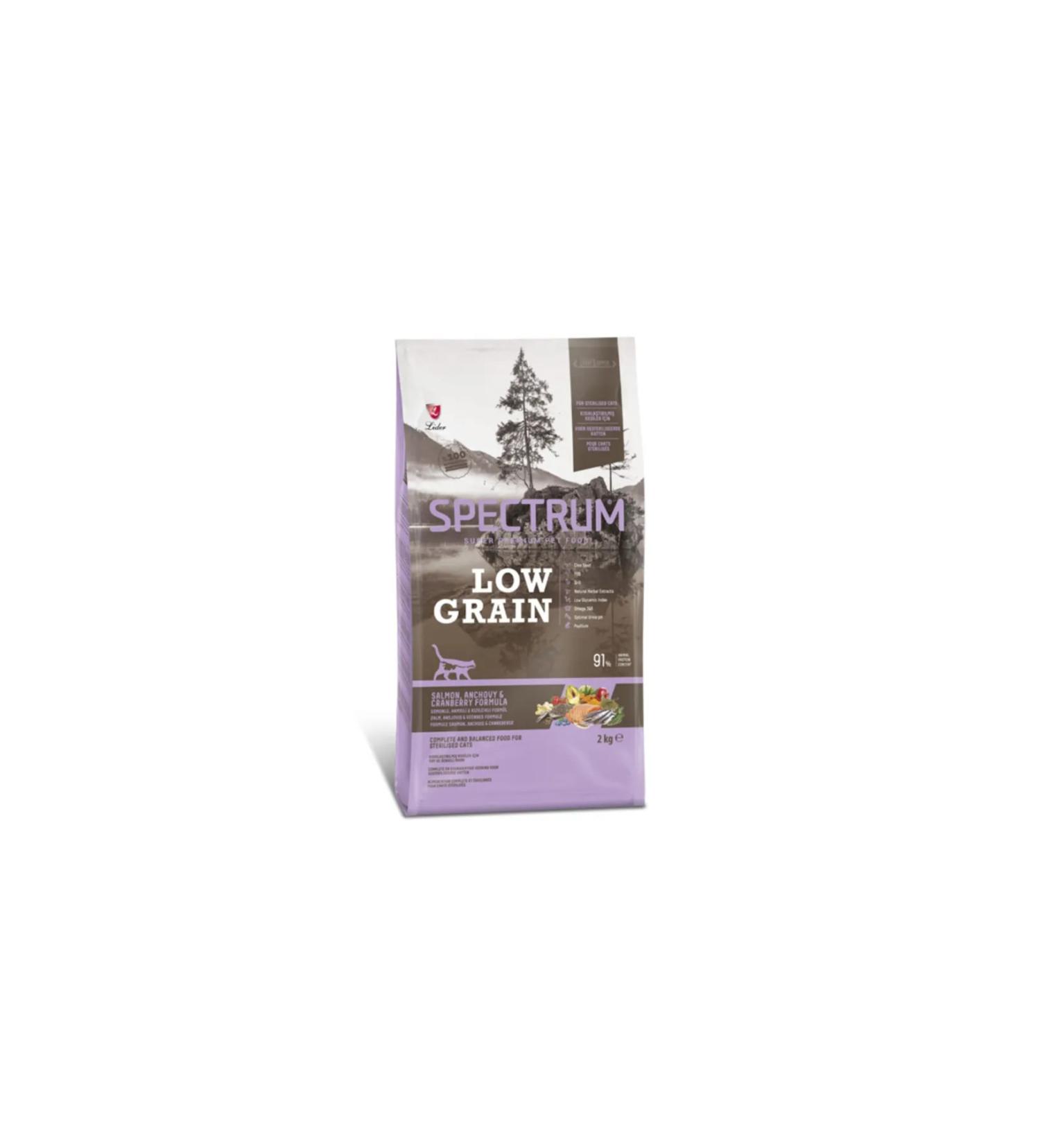 Spectrum Nut Anchovy and Cranberry Sterilized Adult Cat Food 2+0.6 Kg - Buy Online on GoSupps.com