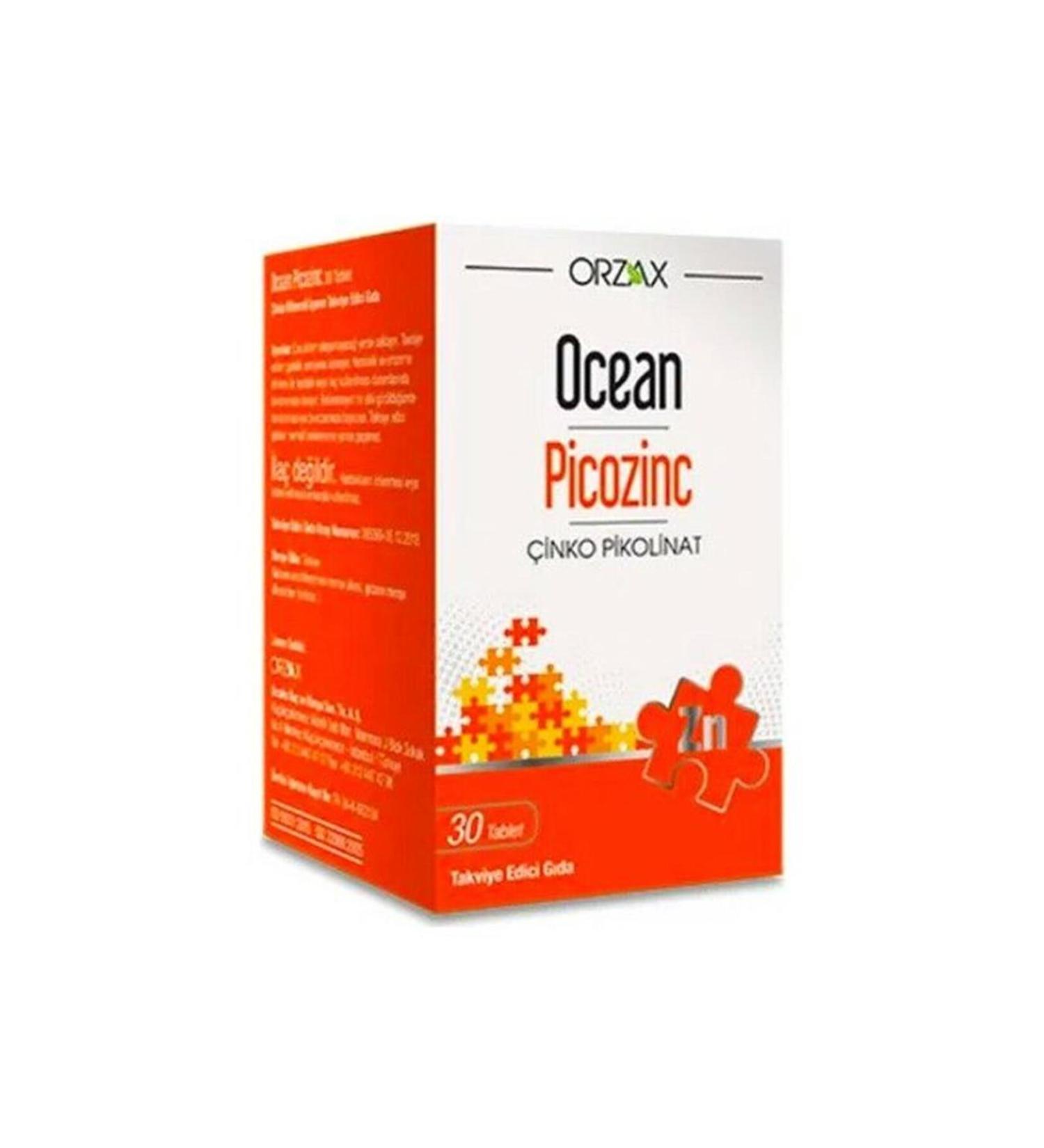 Ocean Picozinc Food Supplement 30 Tablets