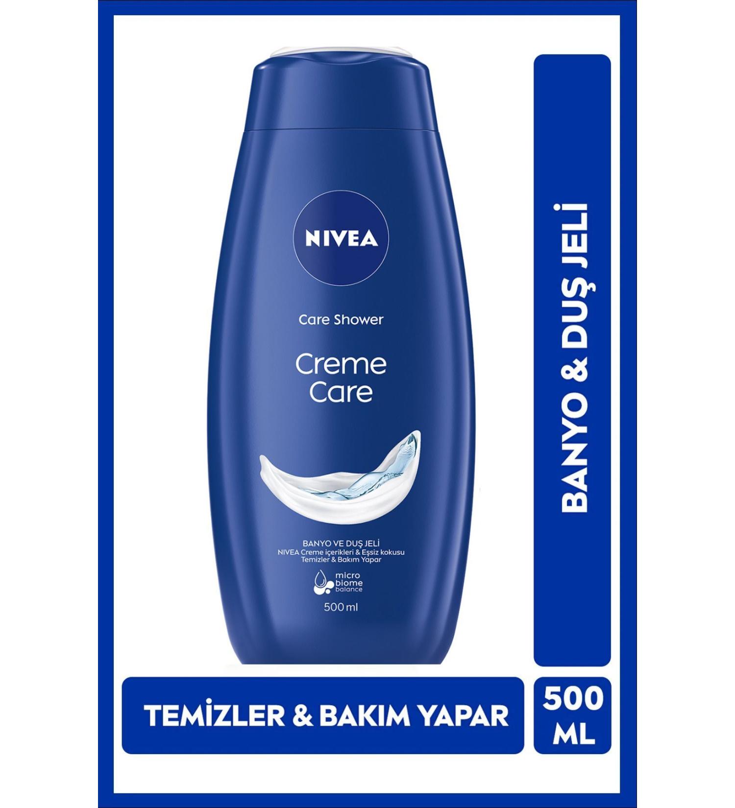 NIVEA BATH AND SHOWER GEL CREME CARE 500ML INTENSIVE BODY MOISTURIZER UNIQUE FRAGRANCE PSSN3223 - Buy Online on GoSupps.com