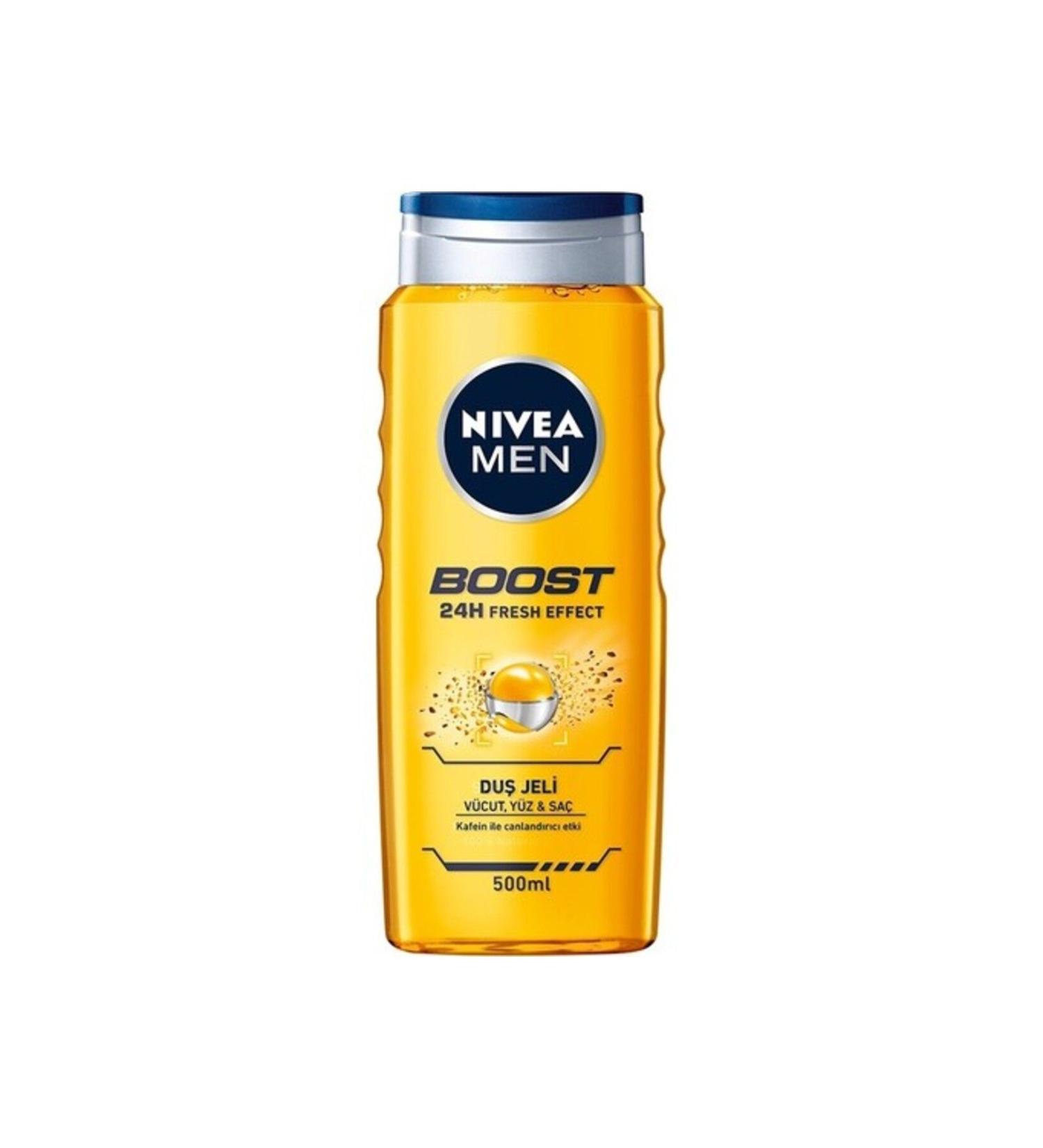 NIVEA MEN BOOST BATH AND SHOWER GEL 500 ML PSSN3193