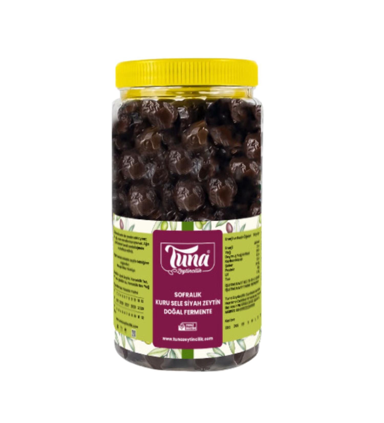 Tuna Dry Black Olives 1 kg