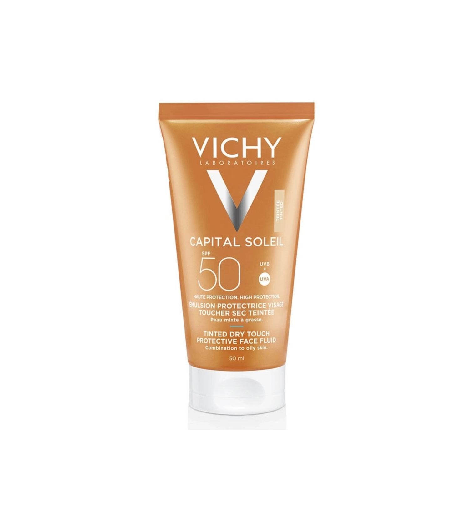 Vichy Capital Soleil SPF50+ Anti-Shine Tinted Sunscreen for Combination Skin 50 ml