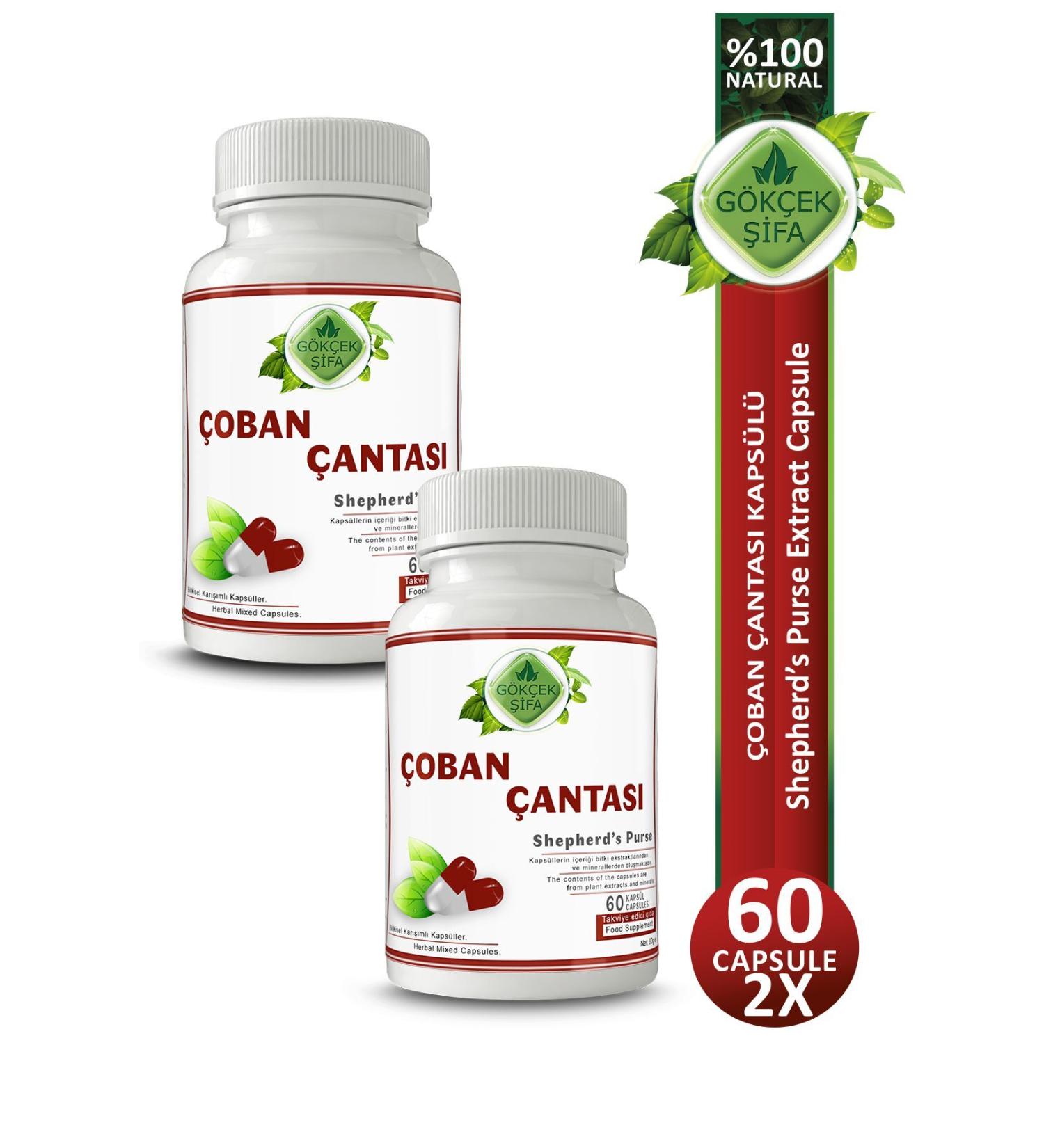 Gokcek Healing Shepherd's Purse Capsule X 2