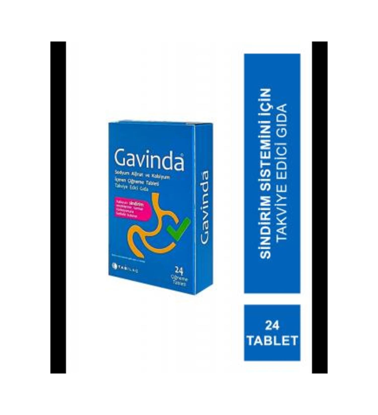 TAB Pharmaceutical Industry Inc. Gavinda 24 Chewable Tablets