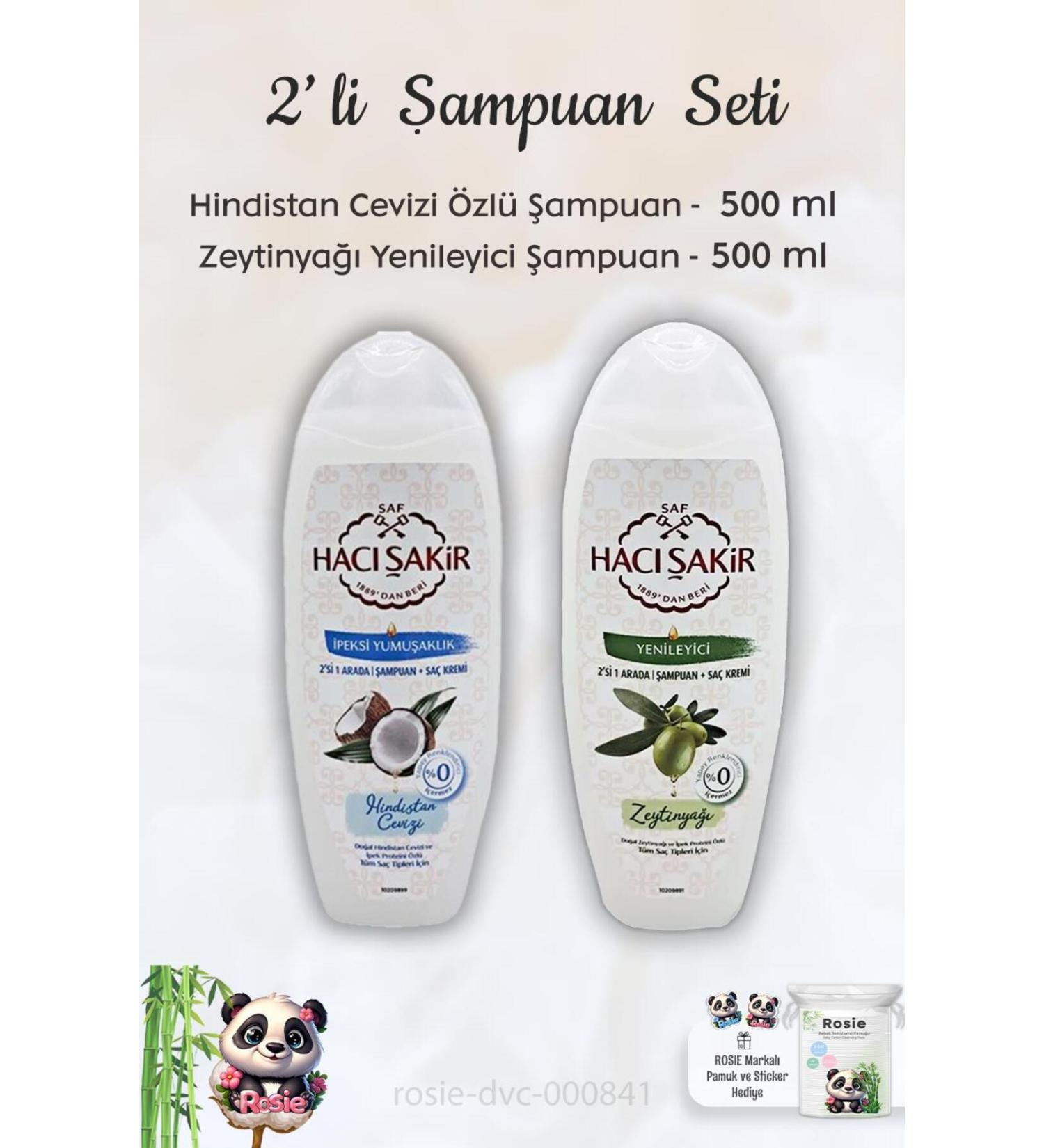 Hac akir Coconut Shampoo 500 ml Olive Oil Shampoo 500 ml and ROSIE - Buy Online on GoSupps.com