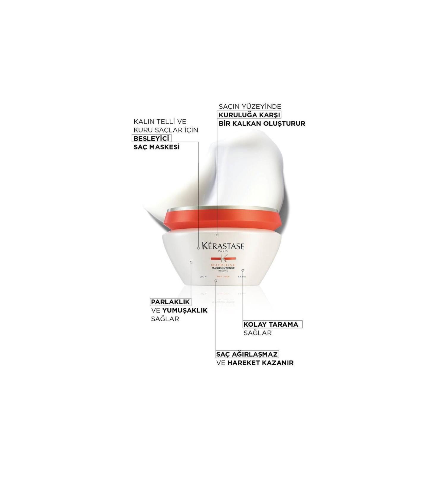 Kerastase Nutritive Masquintense Irisome Thick Moisturizing Mask for Extremely Dry and Thick Hair 200ml