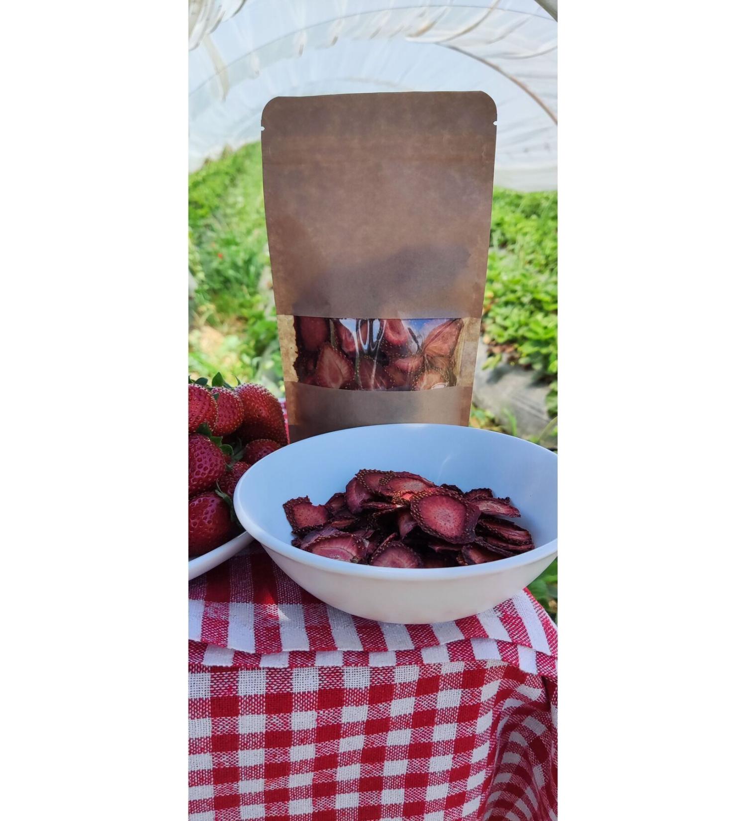 Dried Strawberry Chips from ilknurhan m (SUGAR FREE)