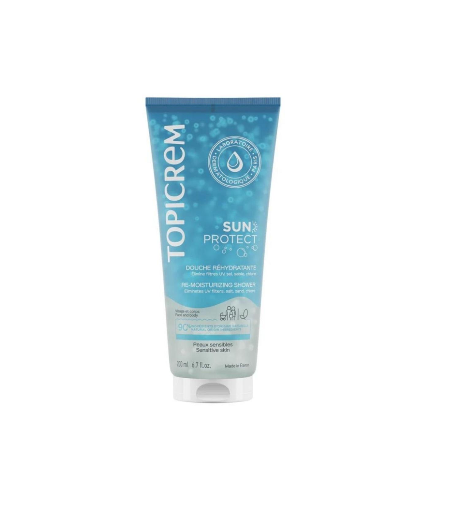 Topicrem Sun Protect Re-Moisturizing Shower 200 ml
