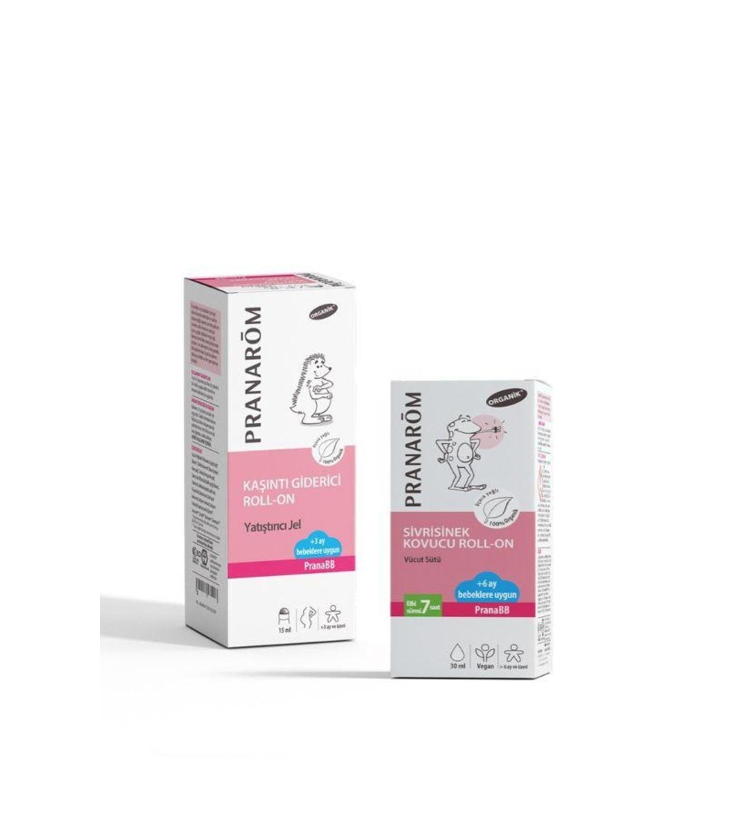 Pranarom 0 NATURAL 2-PACK (Mosquito Repellent and Itch Reliever) Suitable for Babies