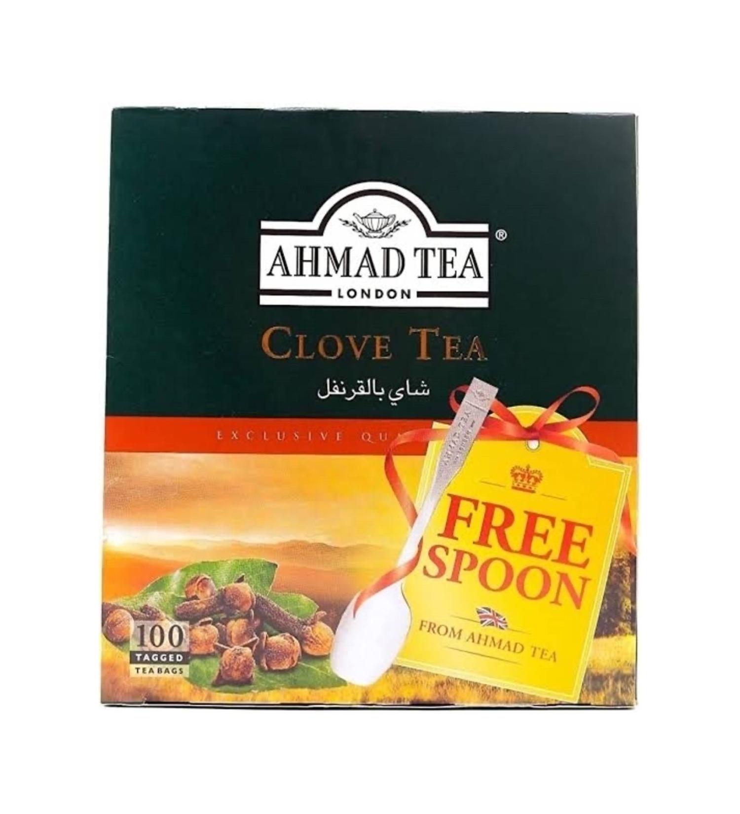 Ahmad Tea Clove Tea 100 Tea Bags - Carnation Tea 100 Cup Bags