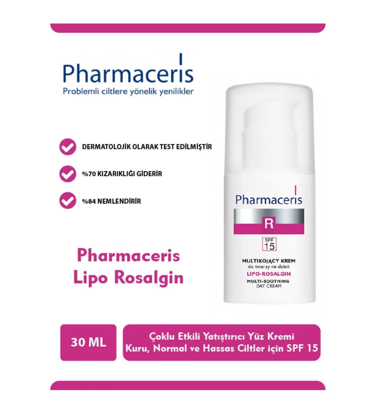 Pharmaceris Lipo Rosalgin Cream For Dry Skin 30 ml Soothing Cream For Dry Skin - Buy Online on GoSupps.com