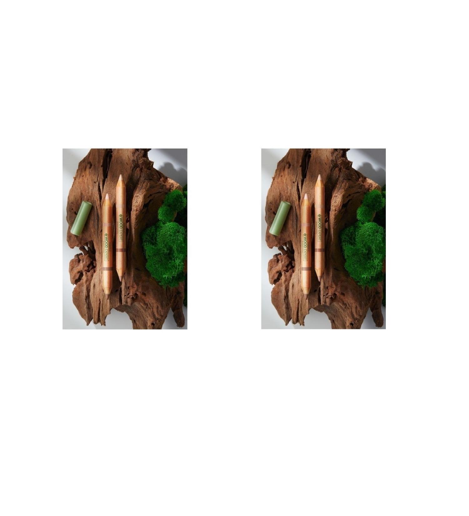 Faberlic Duo Face Pencil Shade "Vanilla Pink/Neutral Brown"