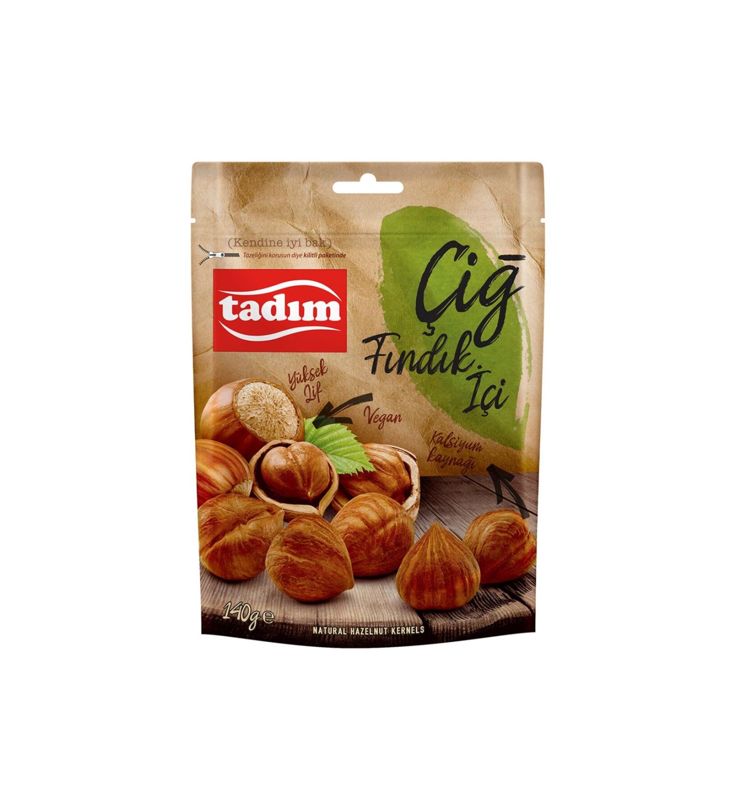 Tad m Raw Hazelnut Kernels 140 G