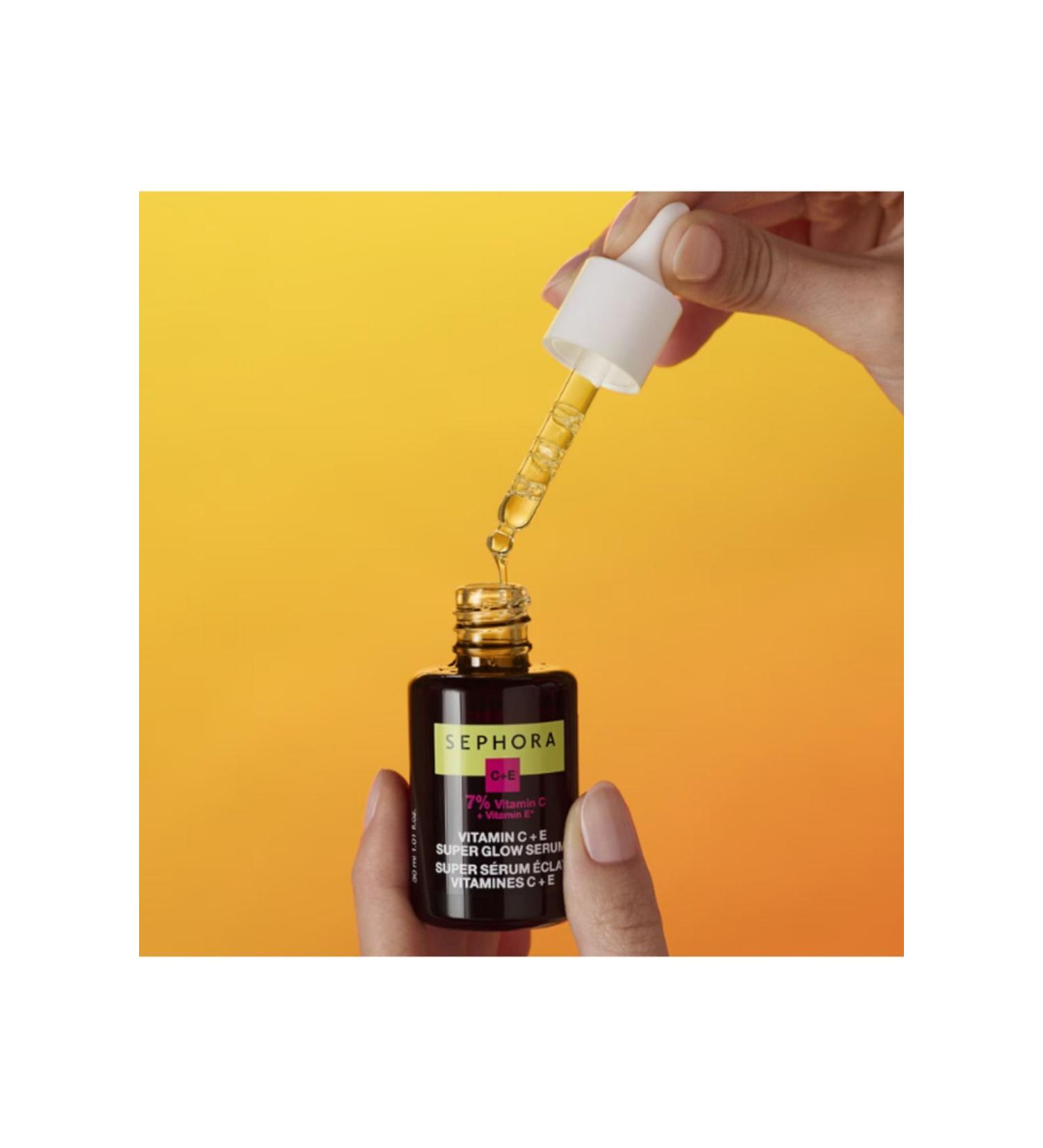 SEPHORA COLLECTION Vitamin C+E Super Glow Serum - Vitamin C and E Face Serum - (All Skin Types Including Sensitive Skin) - Buy Online on GoSupps.com