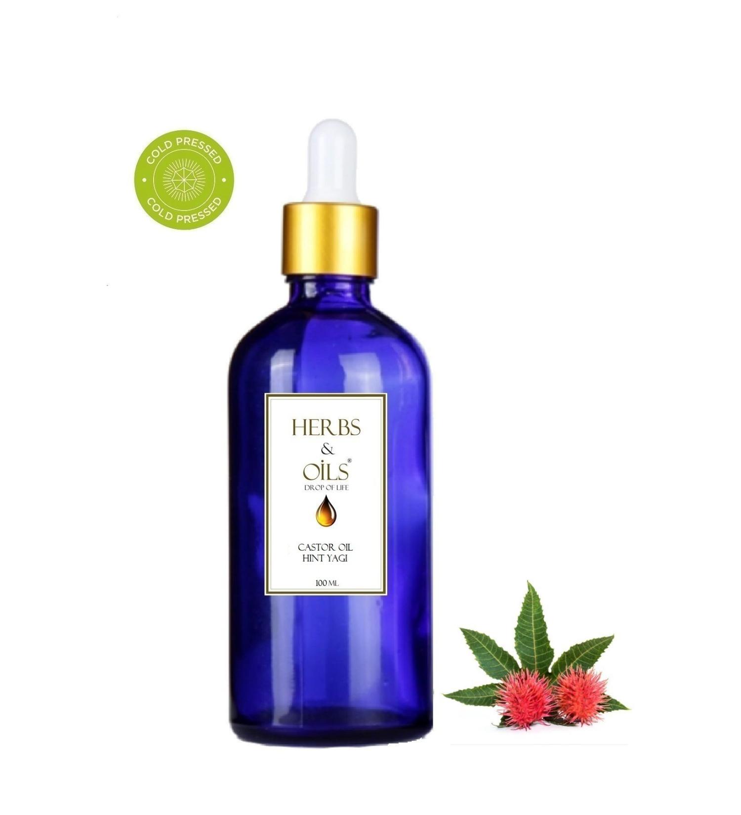 Herbs & Oils Castor Oil ( Cold Press ) Castor Oil 100 ml ( Cold Press )