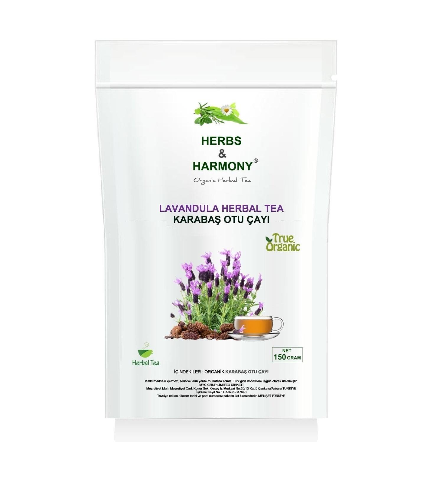 Herbs & Harmony Lavandula Herbal Tea Black Bass Herb Herbal Tea 150 grams