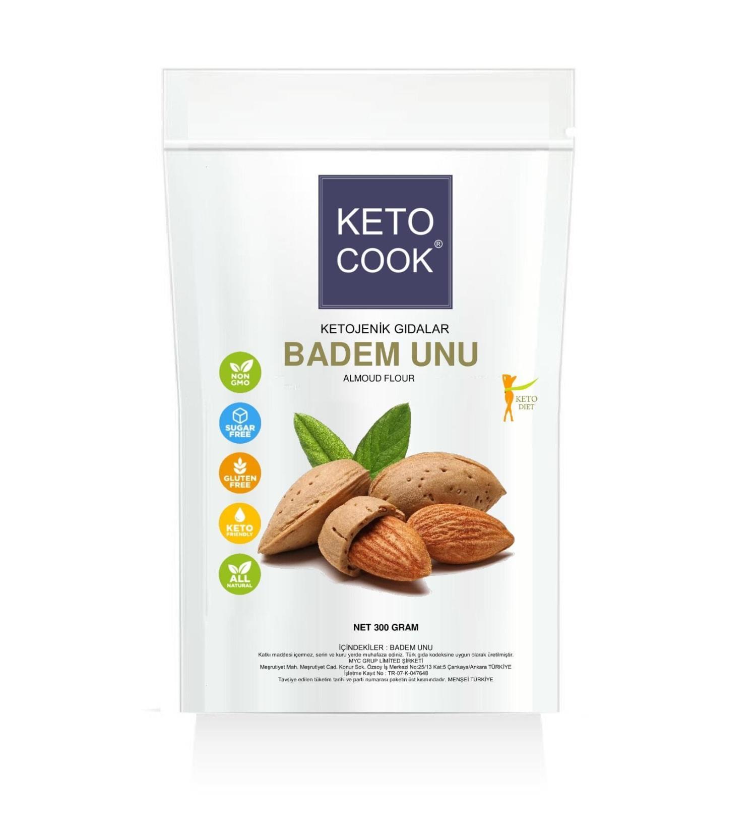 KetoCook Ketogenic Almond Flour 300 grams