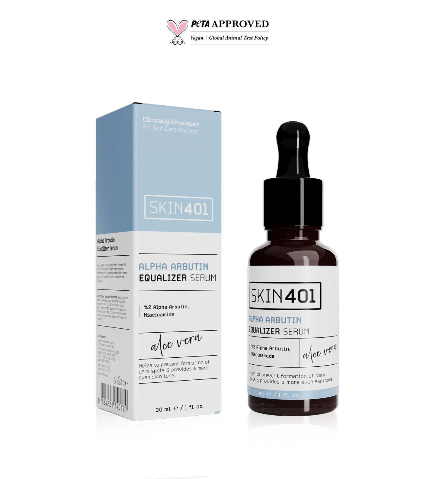 Skin401 Arbutin 2% Skin Tone Equalizer Anti-Spot Serum 30ml - Buy Online on GoSupps.com