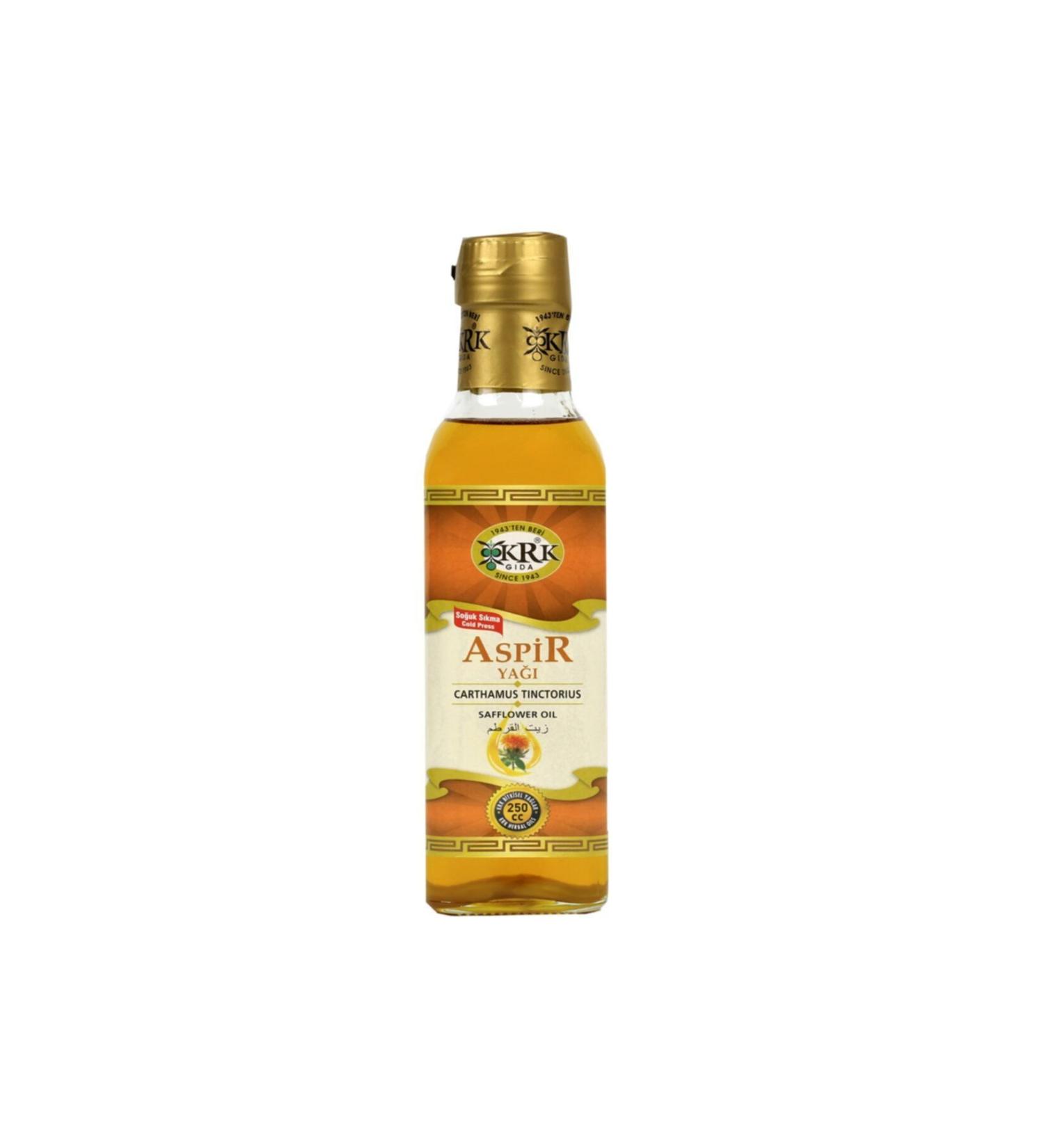 KRK Safflower Oil 250 Ml. 100% Pure (drinkable)