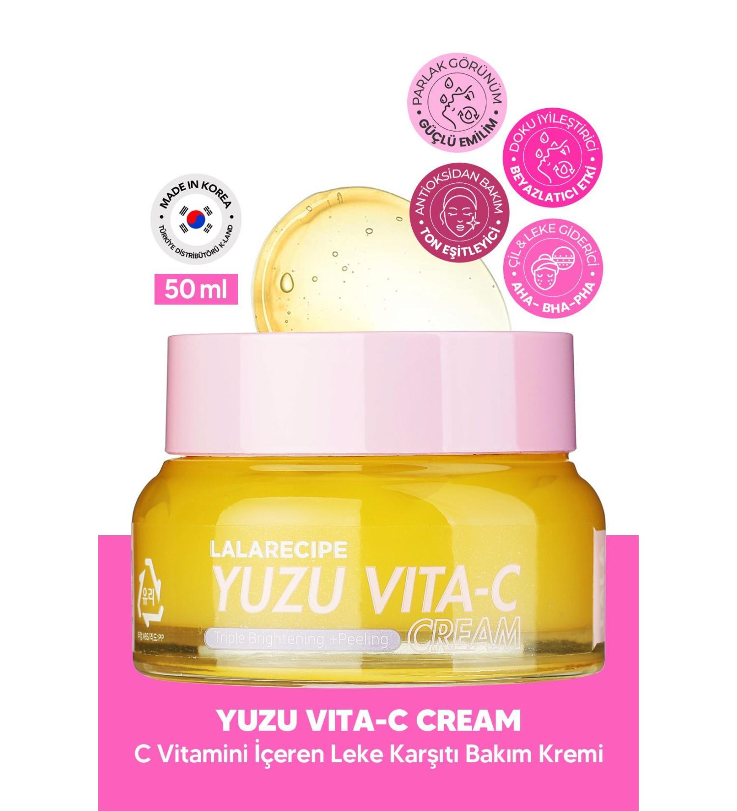 lalarecipe g 8 Yuzu Brightening Care Cream LALARECIPE Yuzu Vita-C Cream - Buy Online on GoSupps.com