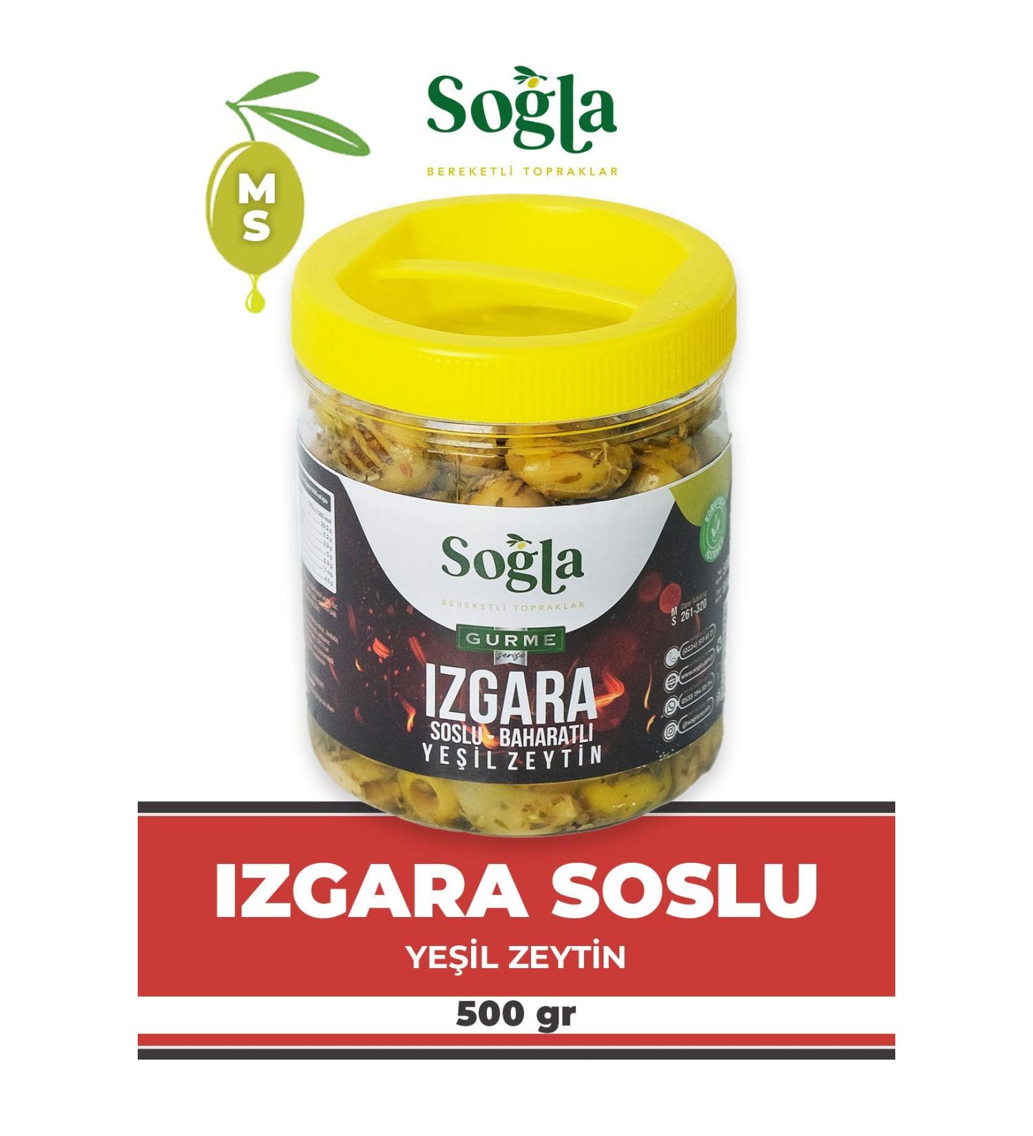 SO LA ZEYT NC L K Grilled Green Olives 500gr - Buy Online on GoSupps.com