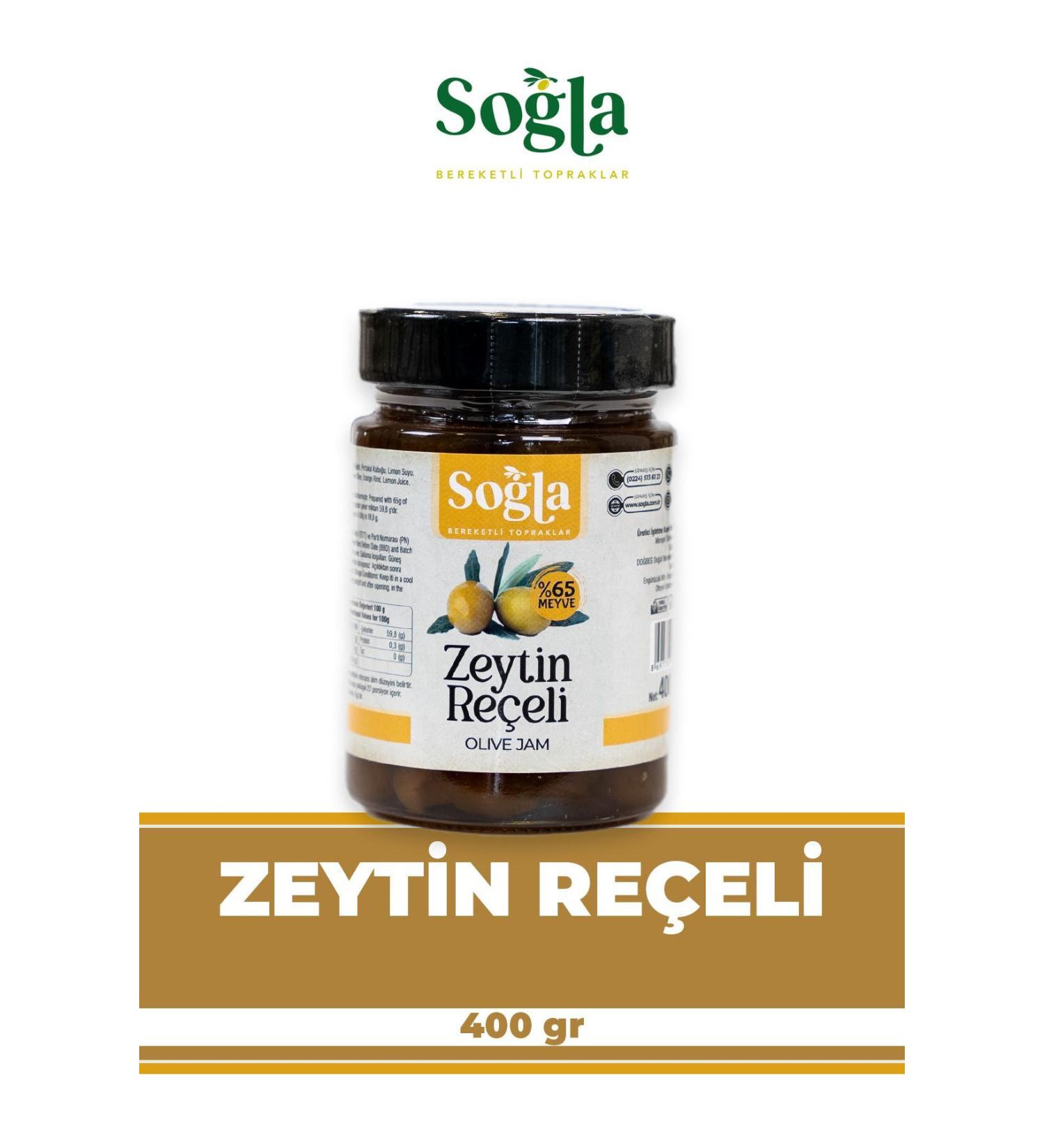 SOGLA OLIVE FARMING OLIVE JAM 400GR