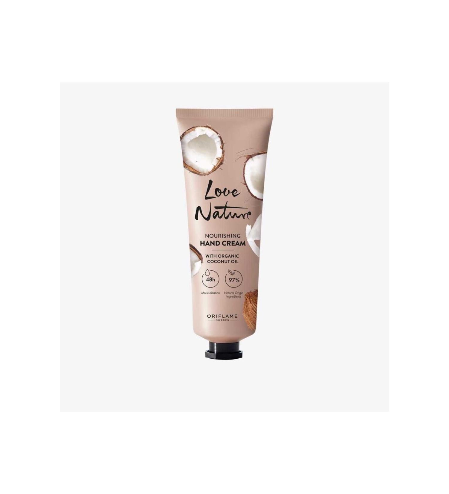 Oriflame Love Nature Moisturizing Hand Cream with Organic Coconut Oil
