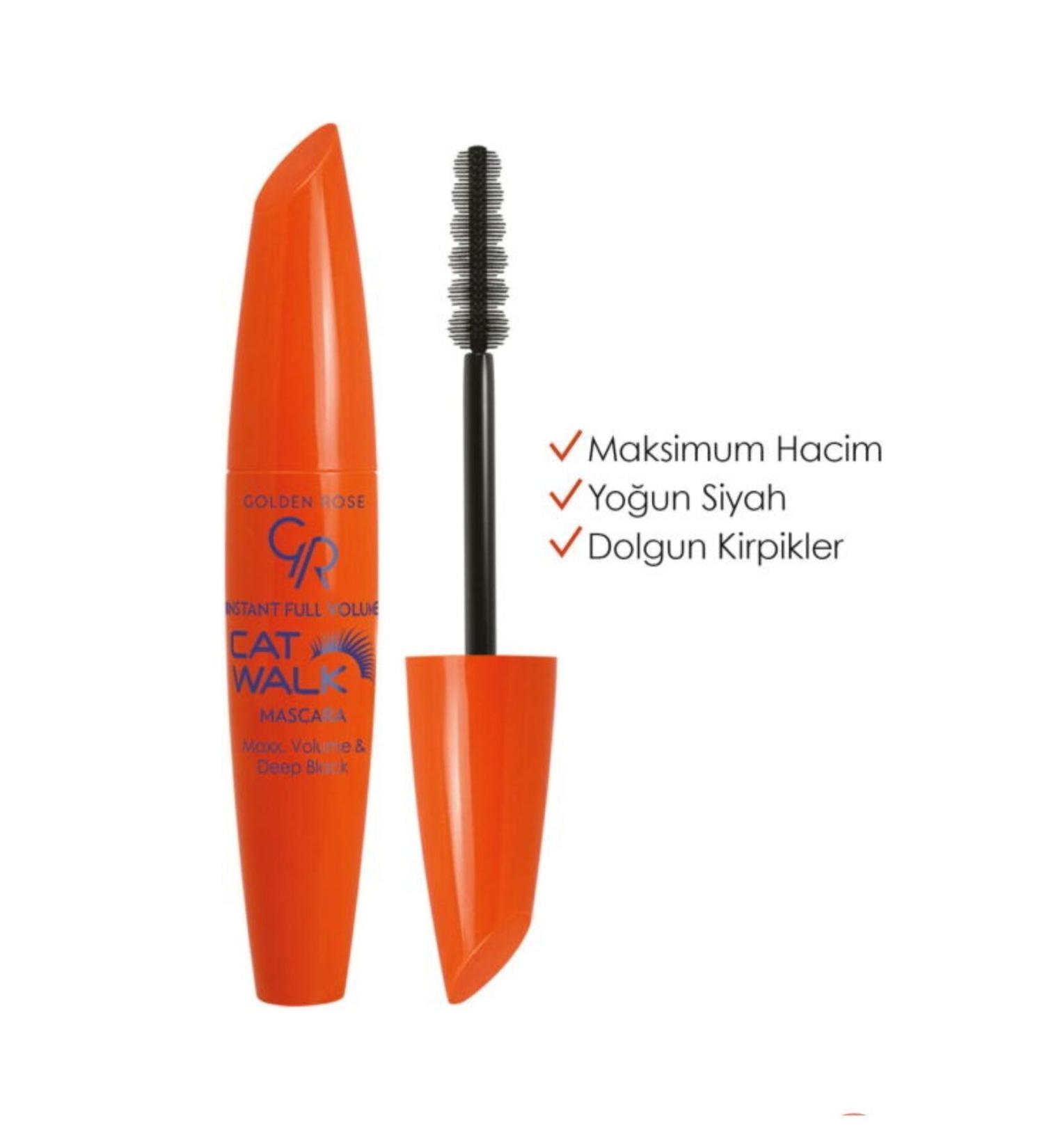 Golden Rose Cat Walk Mascara - Black - Volumizing Mascara