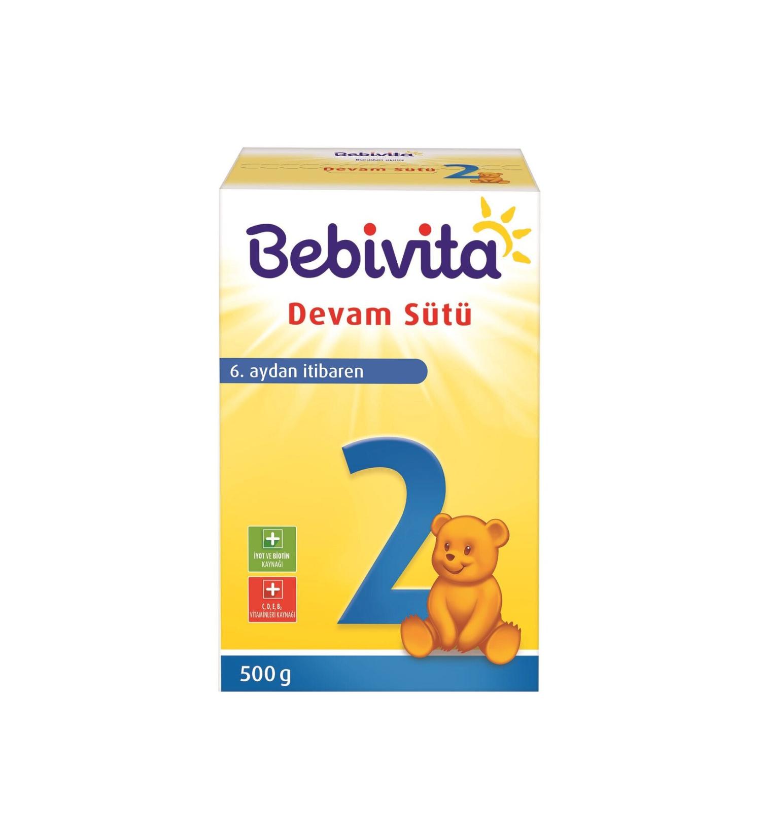 Bebivita 2 Follow-On Milk 500 gr 6-12 Months NO COLOR 2 - Buy Online on GoSupps.com