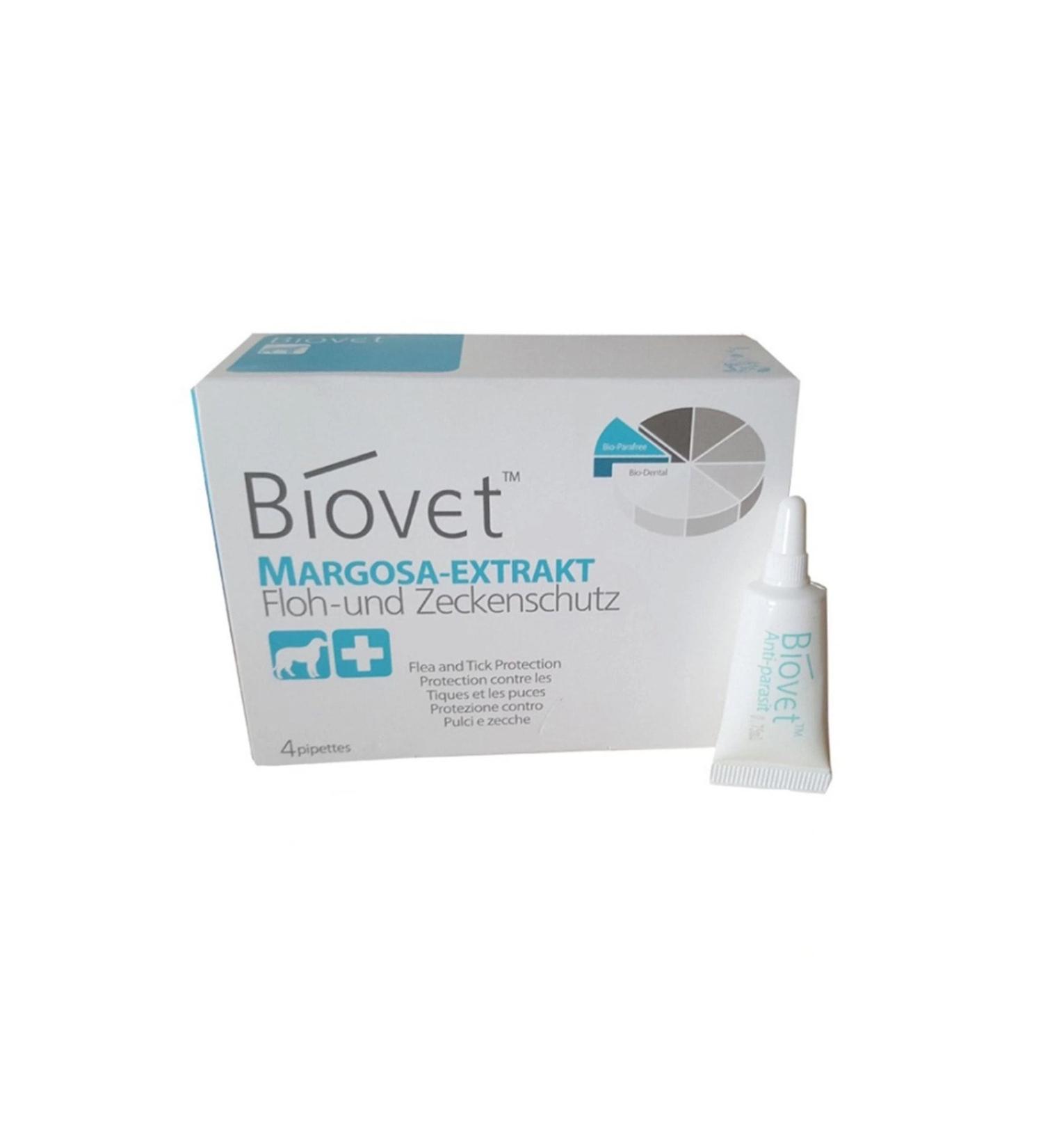 Biovet Margosa-Extrakt Medium Dog Flea Tick Drops - SKT: June 2025