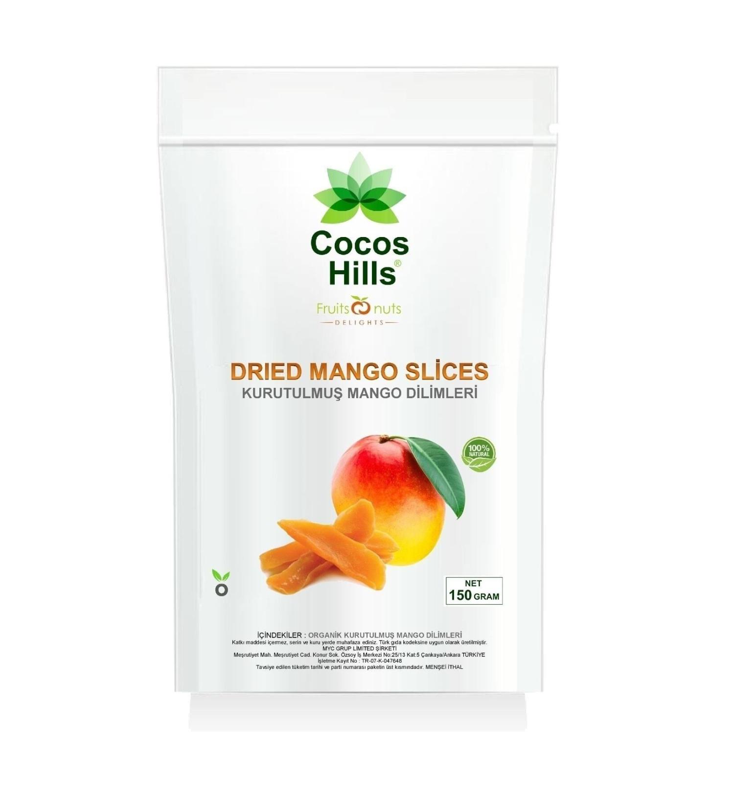 Cocos Hills Dried Mango Slices 150 grams