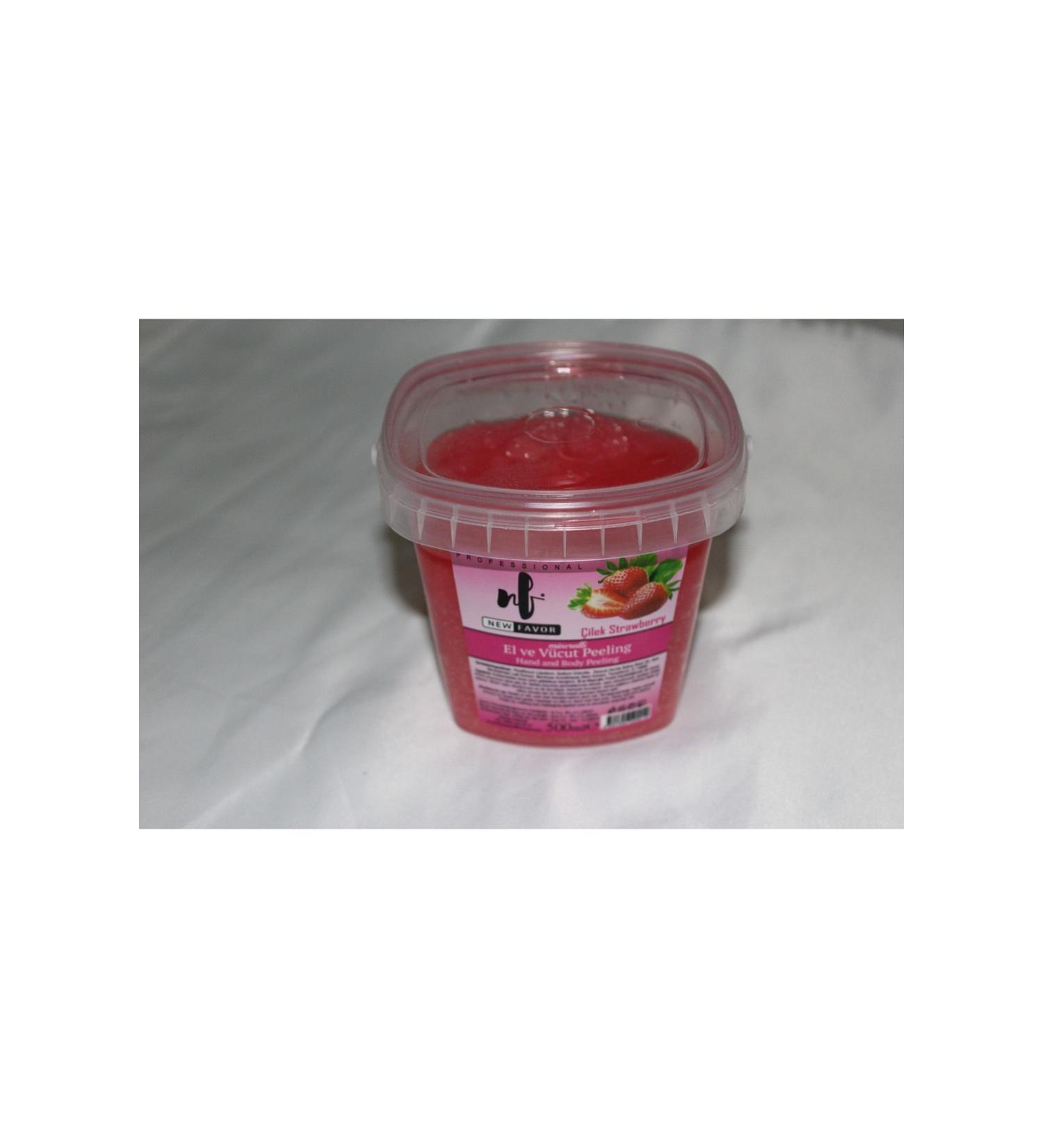New Favor Hand and Body Peeling Strawberry 500 ml