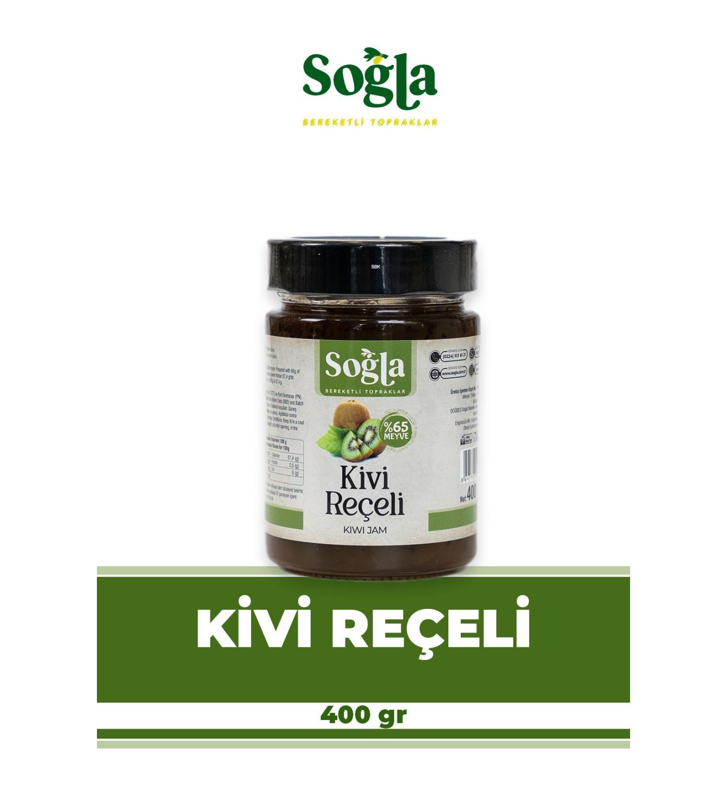 SOGLA OLIVE KIWI JAM 400GR