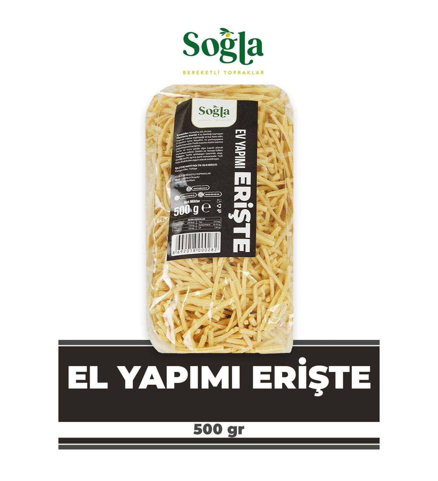 SO LA ZEYT NC L K Handmade Noodles 500 gr