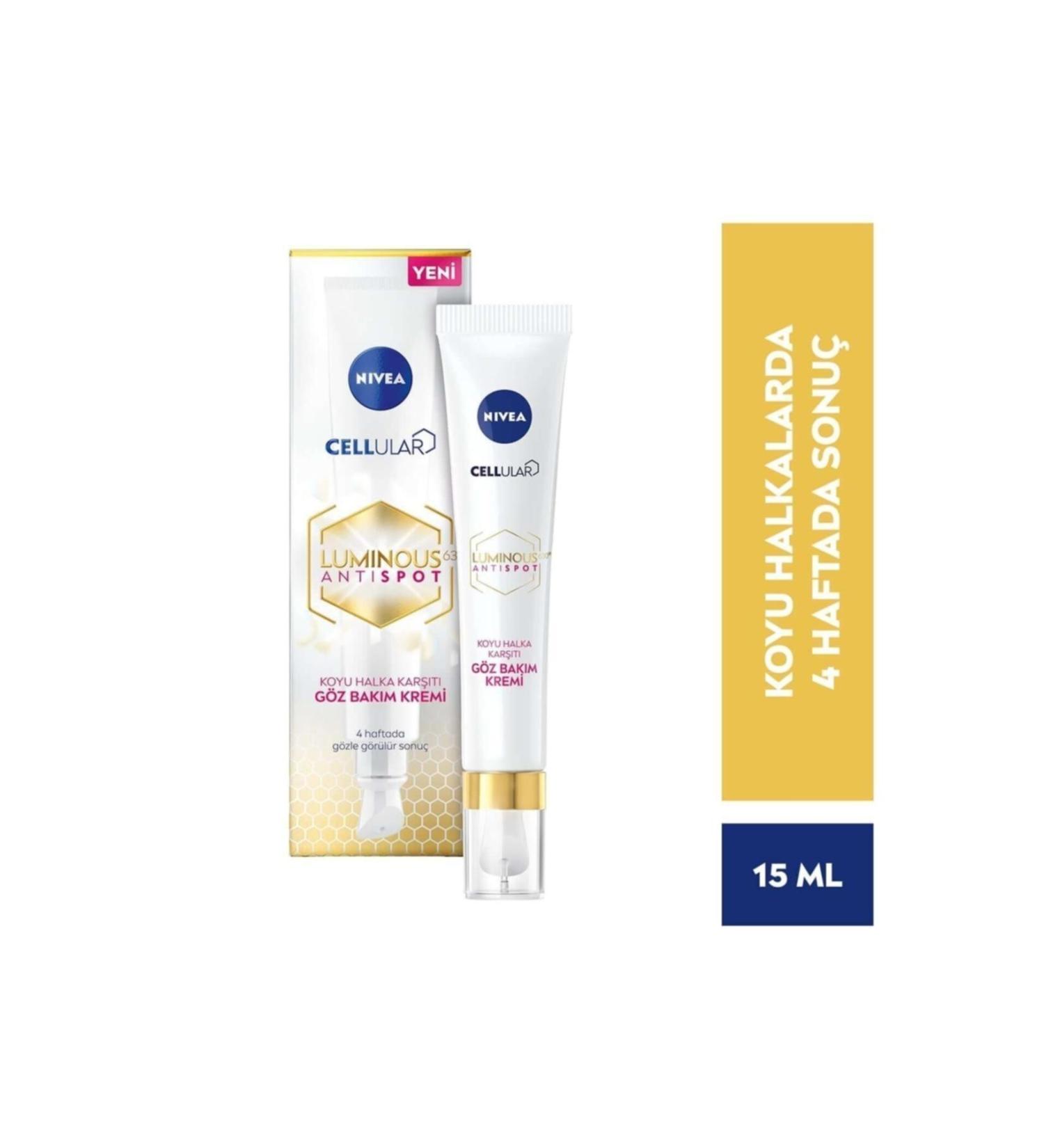 NIVEA Luminous630 Anti-Dark Circle Eye Care Super Cream 15 / Ml ..eye-care-15 - Buy Online on GoSupps.com