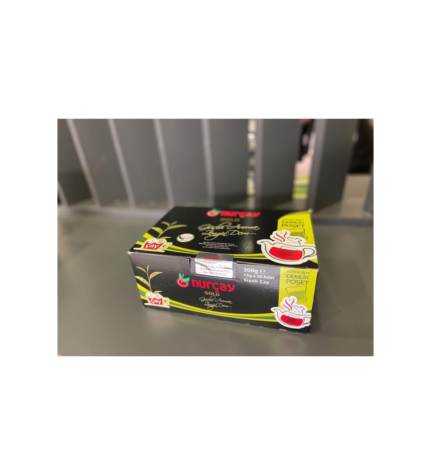 Nur ay Teapot Gold Tea Bag 20 X 15 gr 4 Boxes