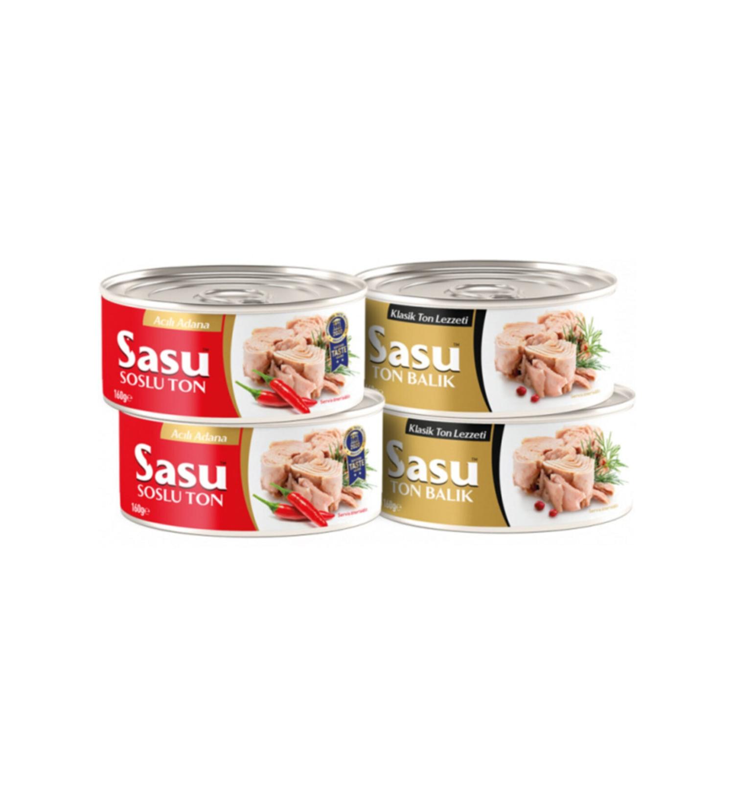 SASU SOSLUTON Classic Tuna 2x160g Spicy Tuna 2x160g