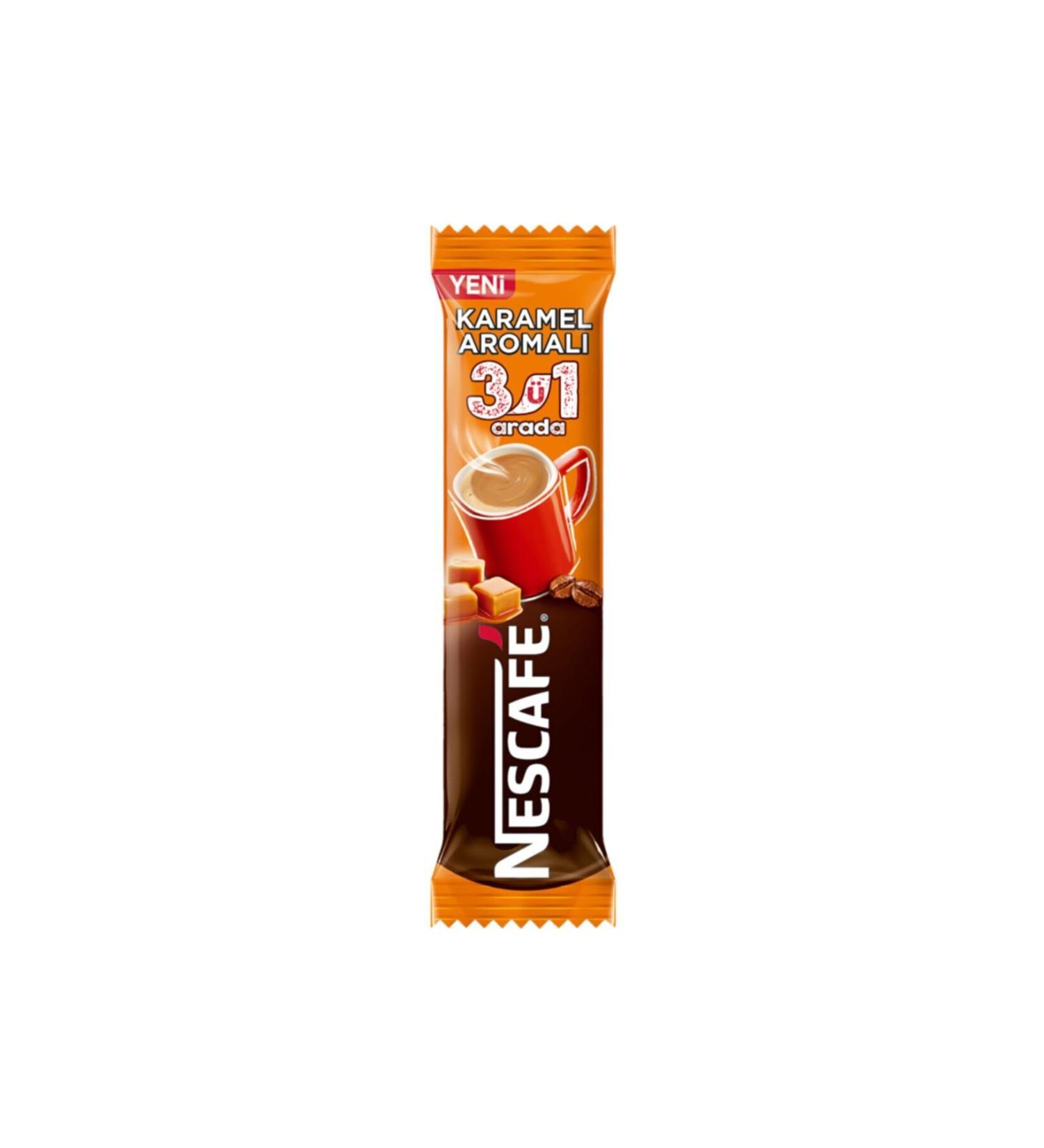 Nescafe 3 in 1 Caramel Flavored 17.7 gr 24 pieces